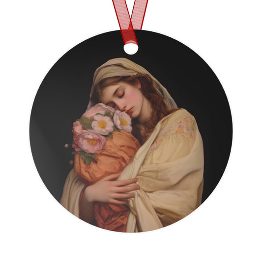 The Silent Cry of the Holy Innocents - The Feast of the Holy Innocents Metal Ornament - Religious Holiday Christmas Keepsake - Catholic