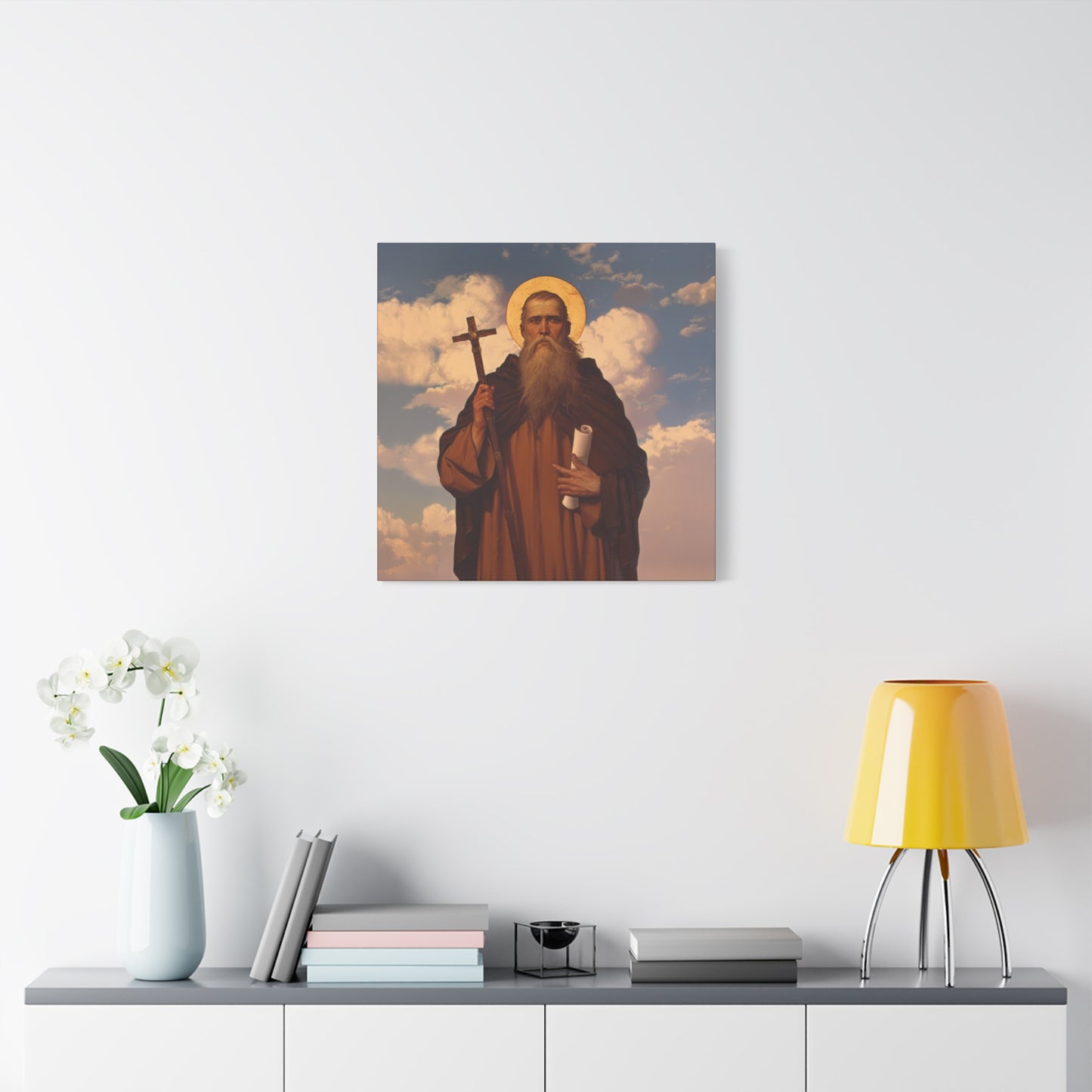Saint Joannicus the Great / Loannikios of Mount Olympus - Gallery Wrapped Canvas - Print - Religious Art for your Home - Catholic Art Print