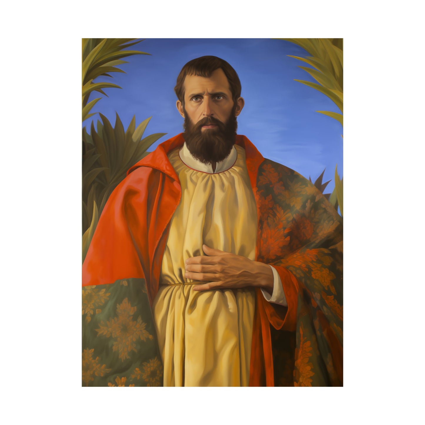 Saint Thomas the Apostle - Sanctified Souls Print - Multiple Sizes - Premium Matte Vertical Posters