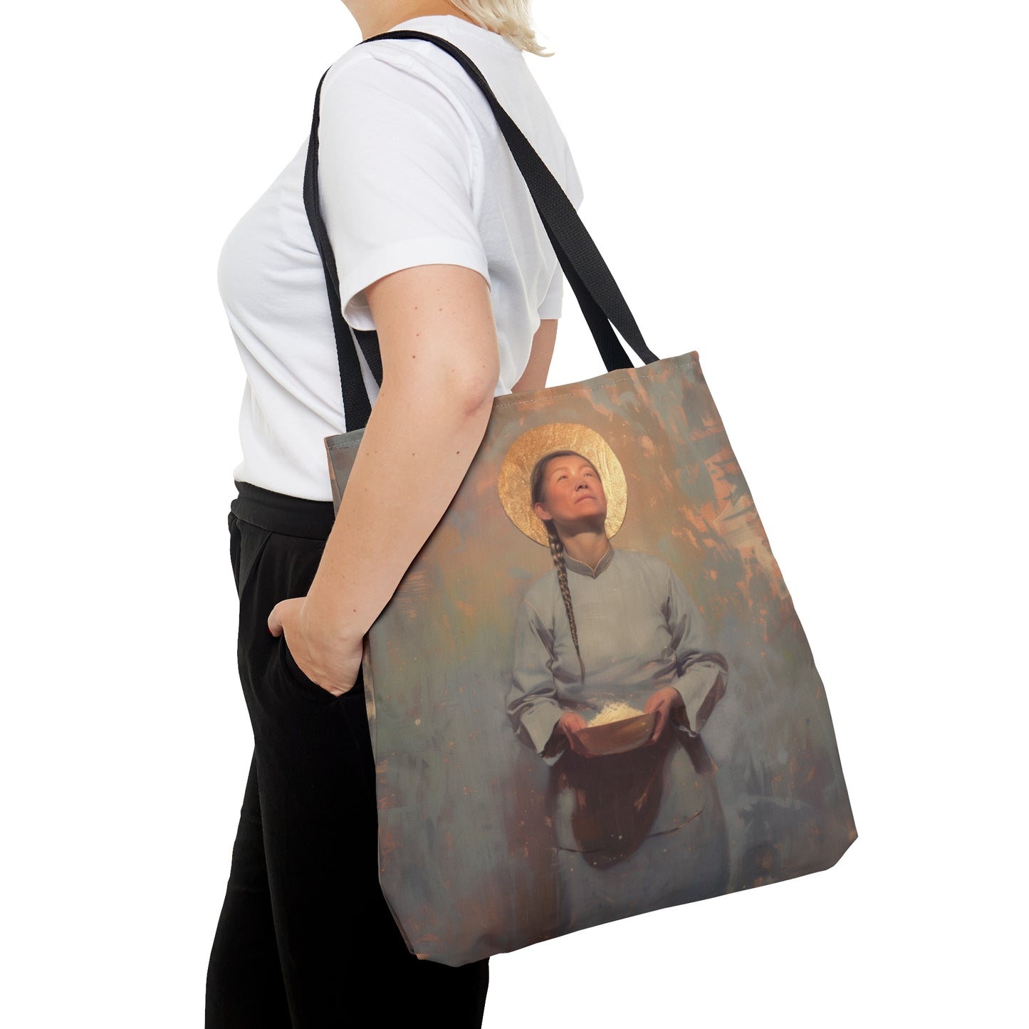 Saint Martha Wang - Chinese Martyr Saint - Tote Bag - Large Medium Small Faith Art Bag - Catholic Faith Purse