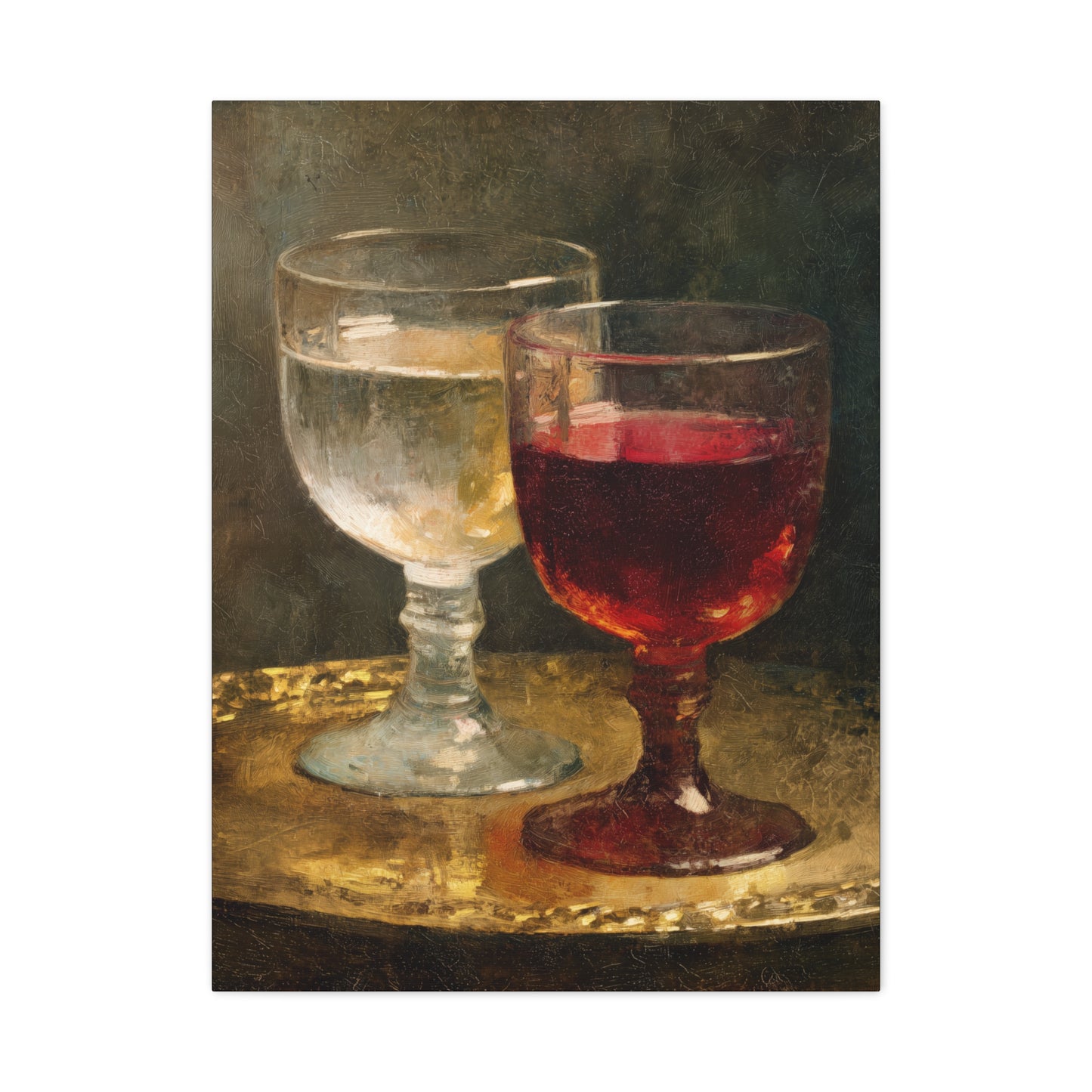 Cana and the Miracle of Abundance - Water into Wine - Gallery Wrapped Canvas - Print - Religious Art for your Home - Catholic Art Print