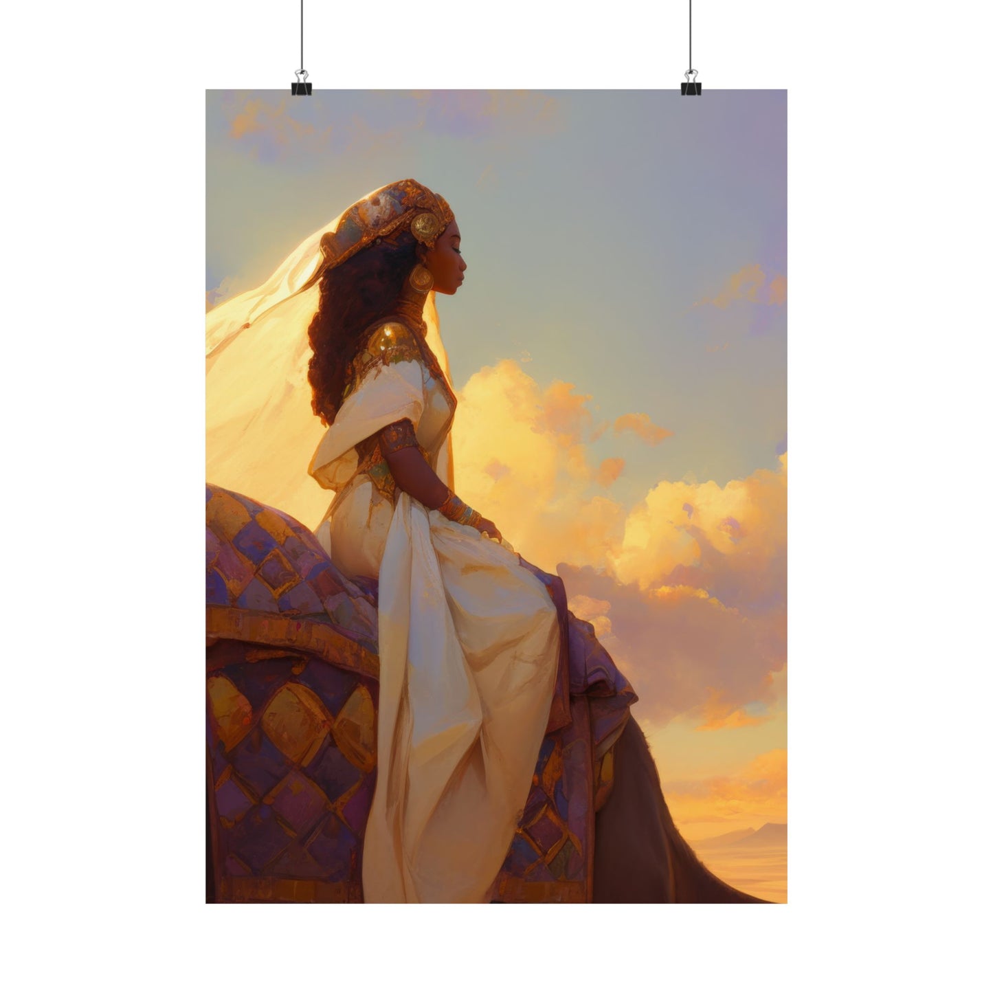 Queen of Sheba - Sanctified Souls Print - Multiple Sizes - Premium Matte Vertical Posters