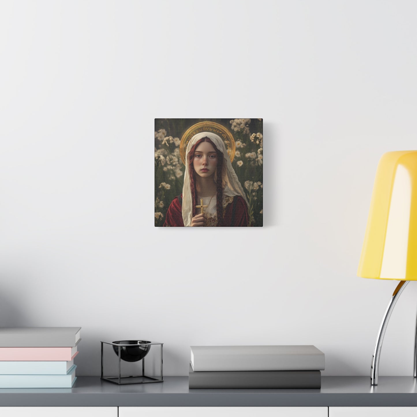 Saint Hilaria - Gallery Wrapped Canvas - Print - Religious Art for your Home - Catholic Art
