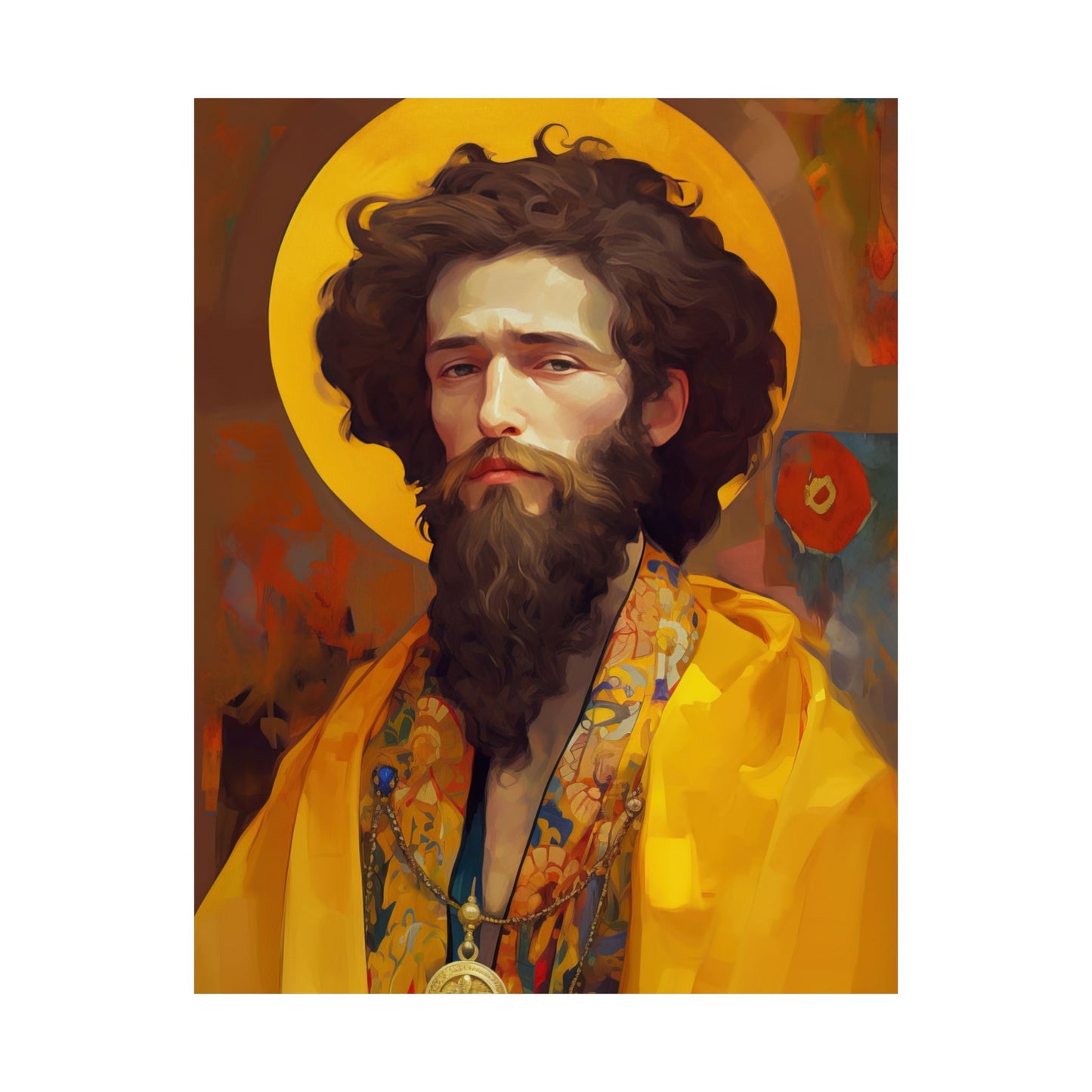 Saint James the Greater - Apostle - Sanctified Souls Print - Multiple Sizes - Premium Matte Vertical Posters