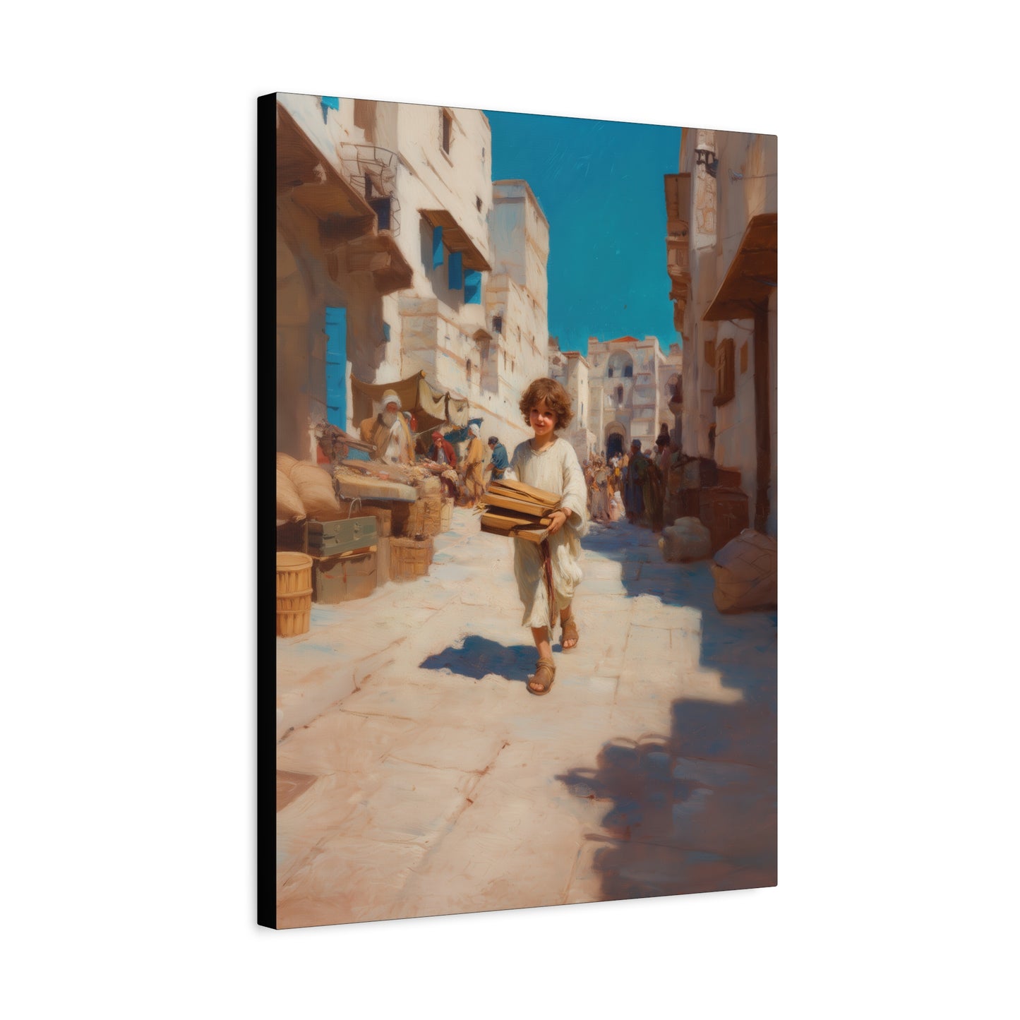 Nazareth and the Hidden Light of Christ - Gallery Wrapped Canvas - Print - Religious Art for your Home - Catholic Art