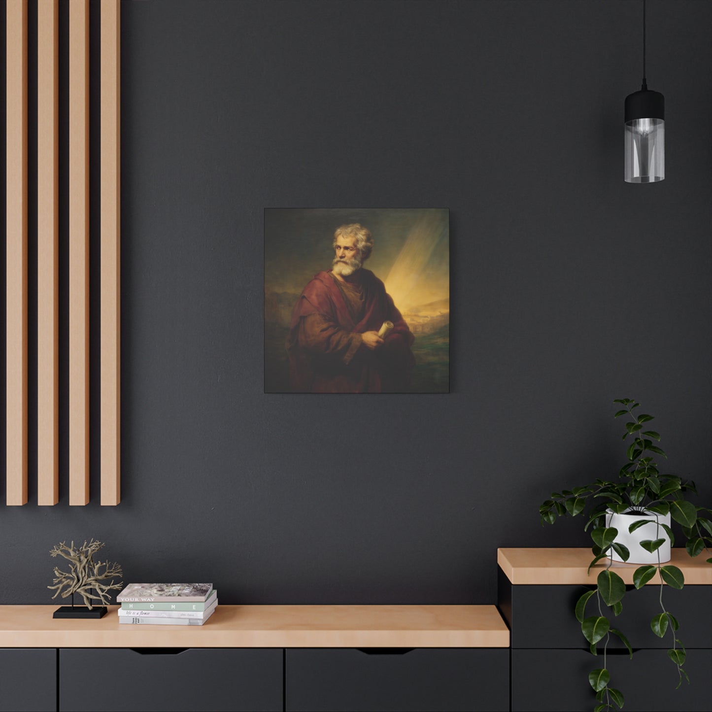 Saint Phillip the Apostle -  Museum Wrapped Canvas - Sanctified Souls Print - Religious Art for your Home