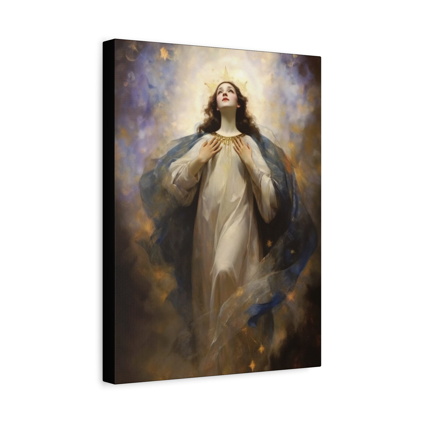 The Assumption of Mary - Museum Wrapped Canvas - Sanctified Souls Print - Religious Art for your Home