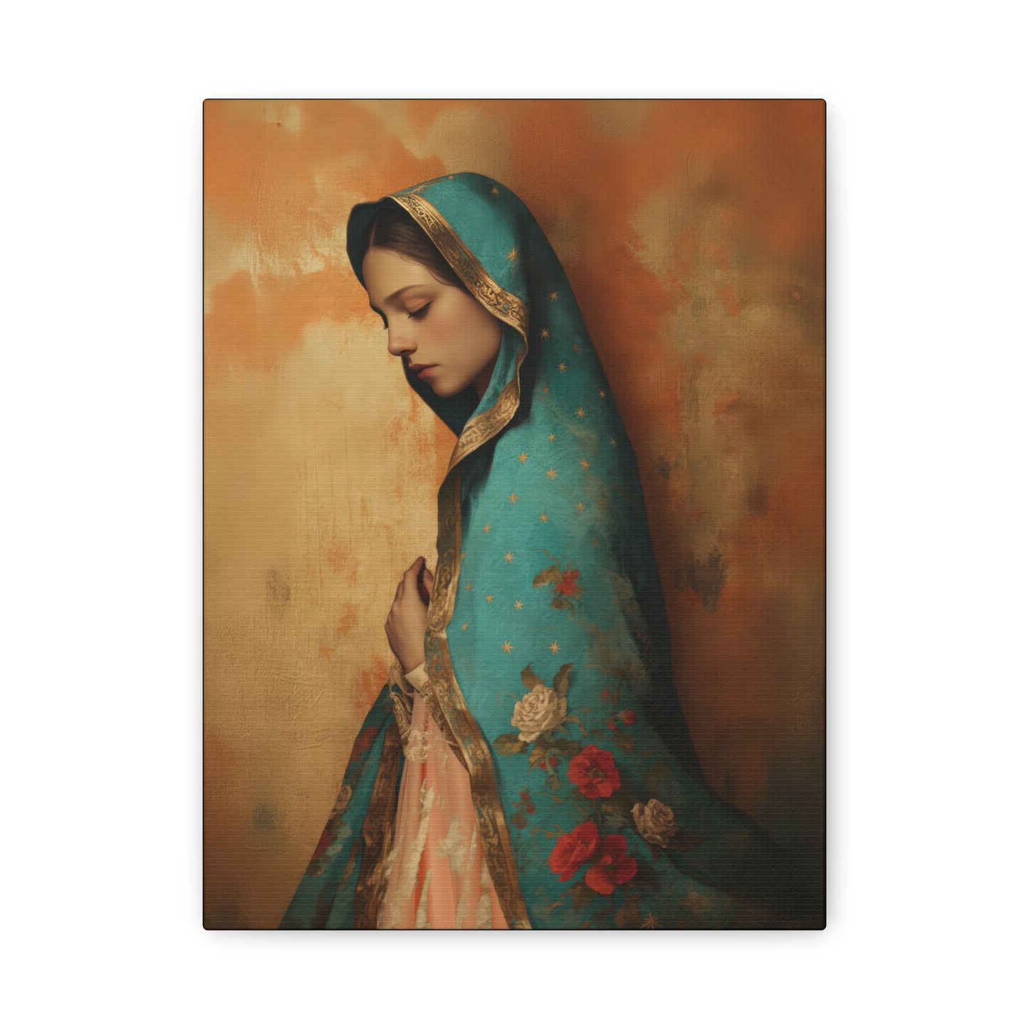 Our Lady of Guadalupe - Gallery Wrapped Canvas - Print - Religious Art for your Home - Catholic Art