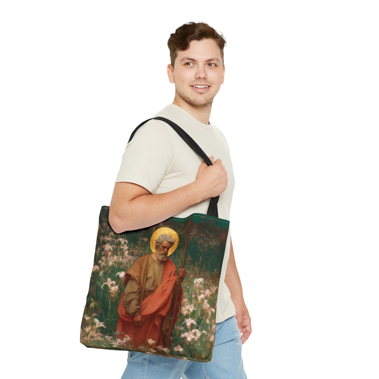 Saint James the Lesser - Tote Bag - Large Medium Small Faith Art Bag - Bible Study Faith Purse - Double Sided