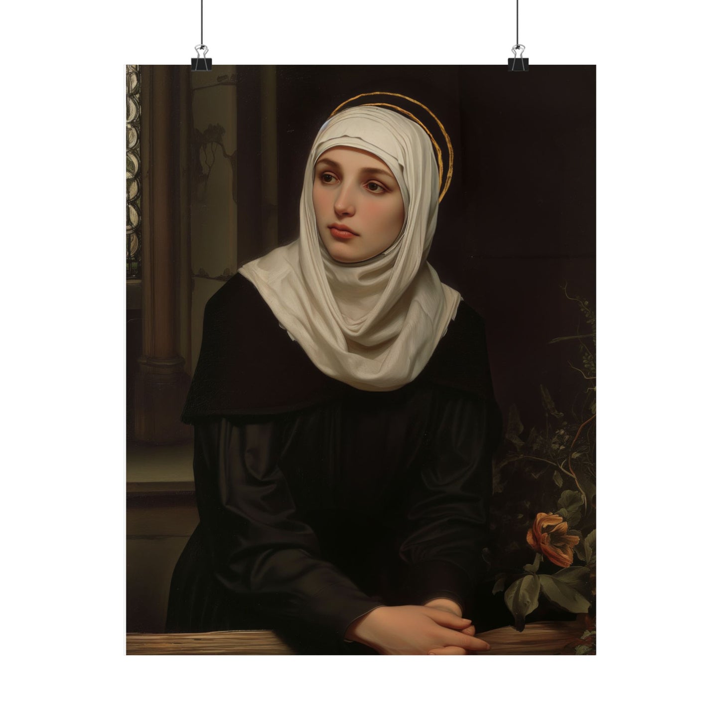 Saint Angela Merici - Sanctified Souls Print - Multiple Sizes - Premium Matte Vertical Posters - Catholic Art for the home