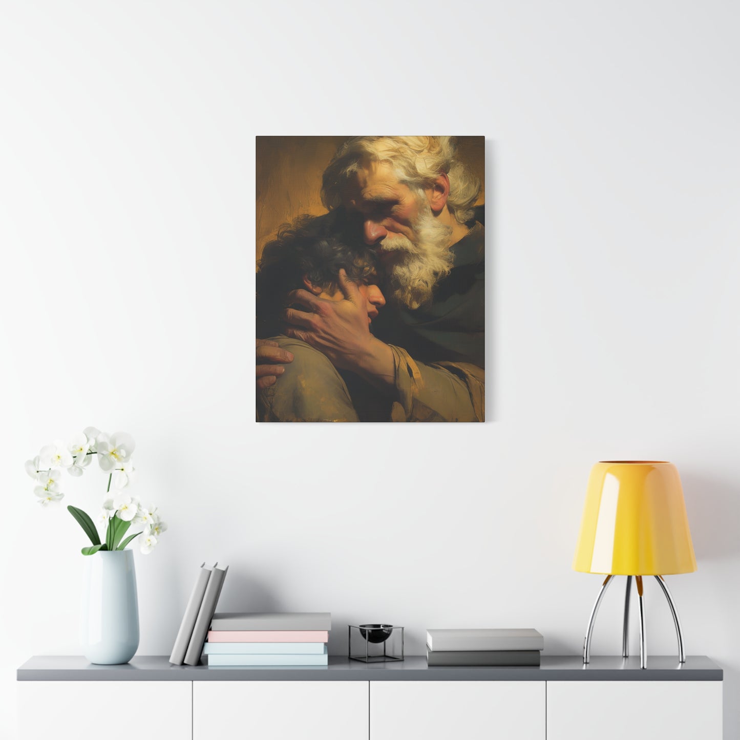 The Return of the Prodigal Son - Gallery Wrapped Canvas - Print - Religious Art for your Home - Catholic Art Print