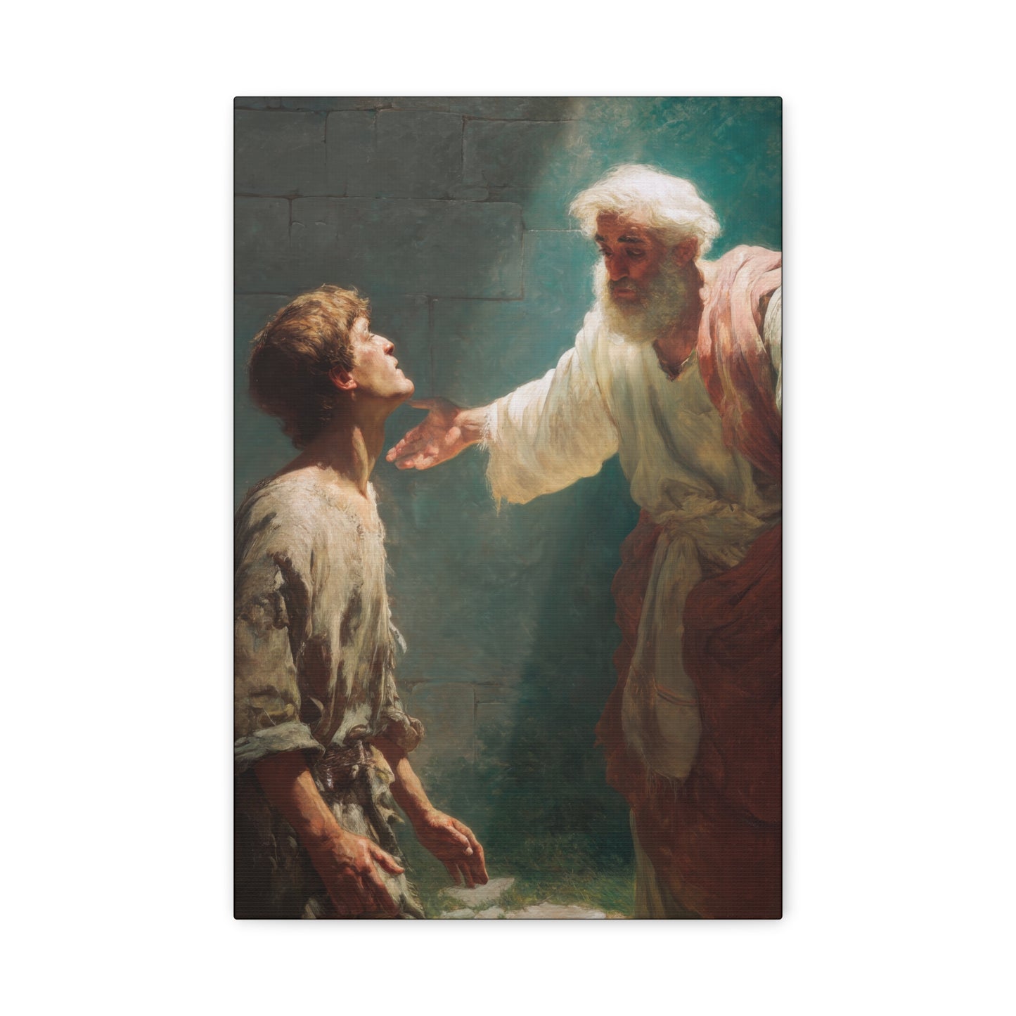 Homecoming of the Prodigal Son - Gallery Wrapped Canvas - Print - Religious Art for your Home - Catholic Art Print