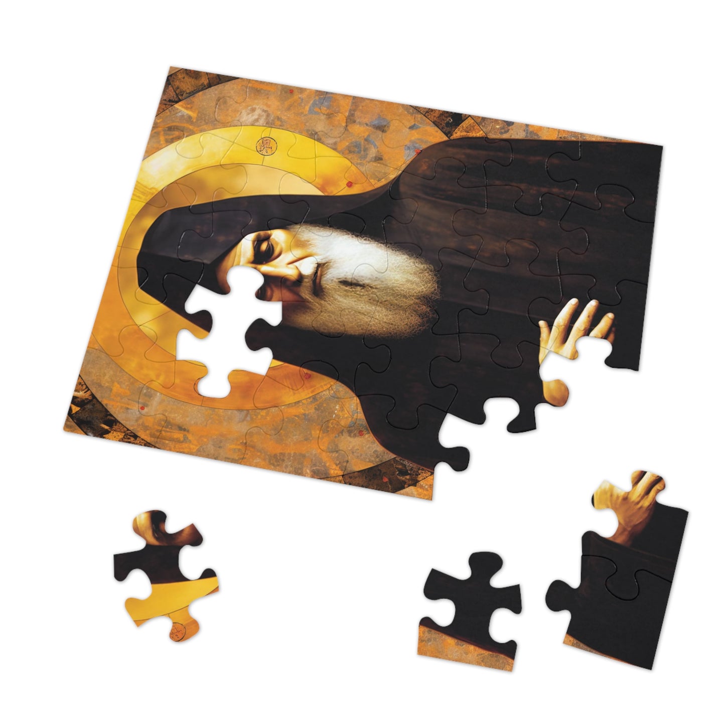 Saint Charbel Makhlouf - Puzzle and Keepsake Tin - Religious Jigsaw Puzzle (30, 110, 252, 500,1000-Piece) - Religious Puzzle