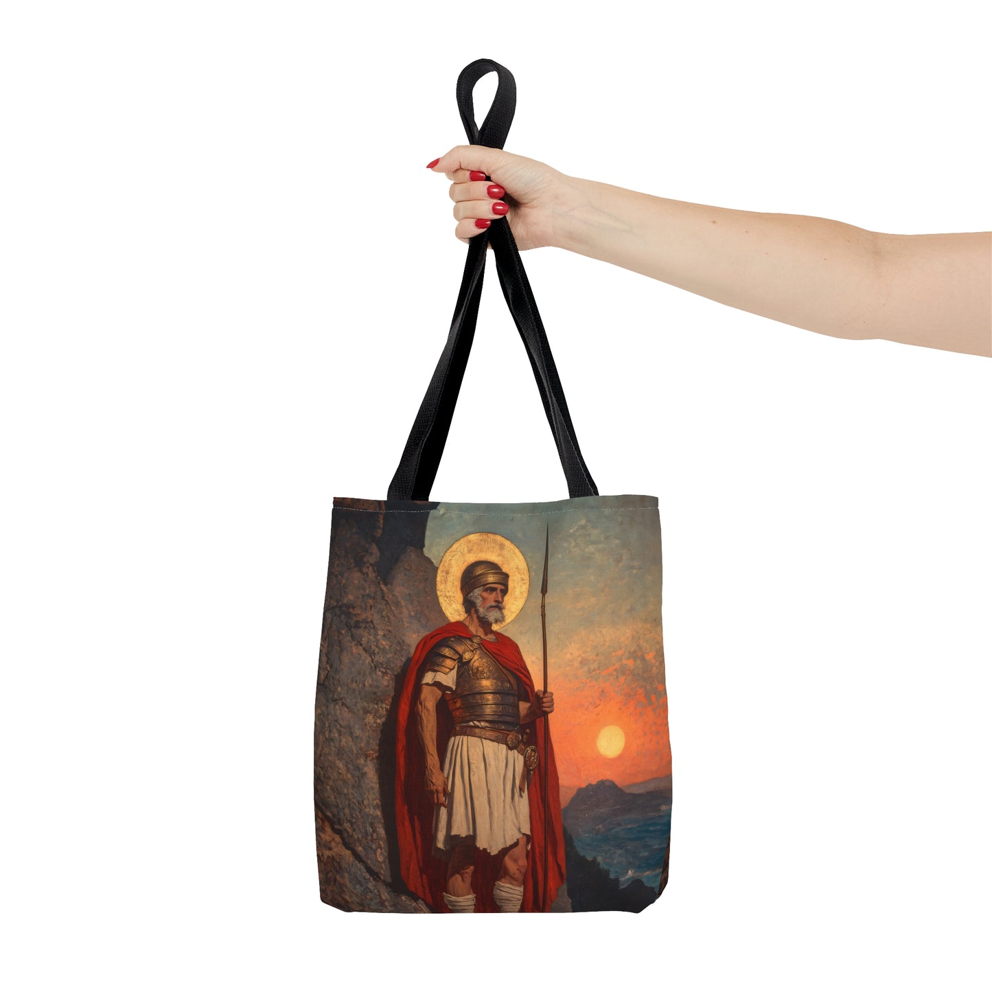 Saint Andrew the Tribune Tote Bag - Large Medium Small Faith Art Bag - Catholic Faith Purse - Religious - Prayer Bag - Devotional Purse