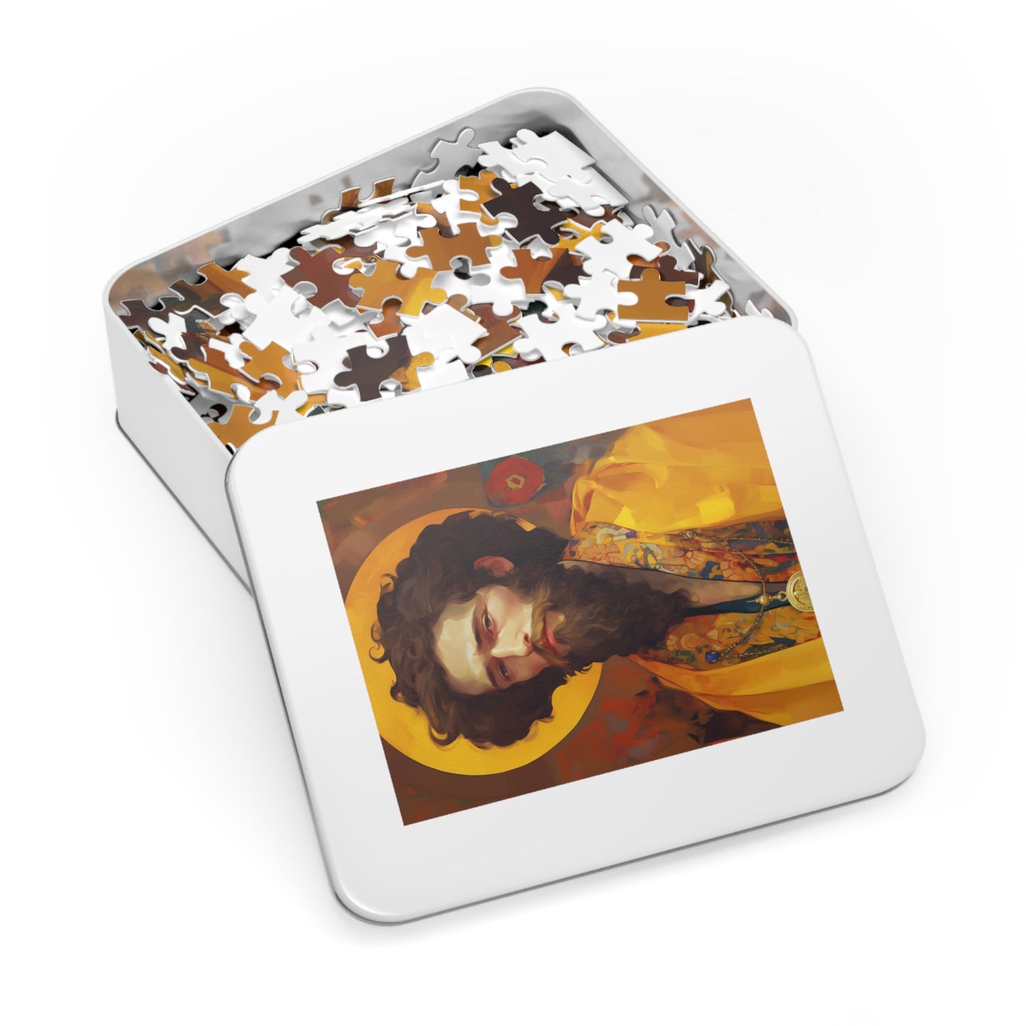 Saint James the Greater - Puzzle and Keepsake Tin - Religious Jigsaw Puzzle (30, 110, 252, 500,1000-Piece) - Religious Puzzle