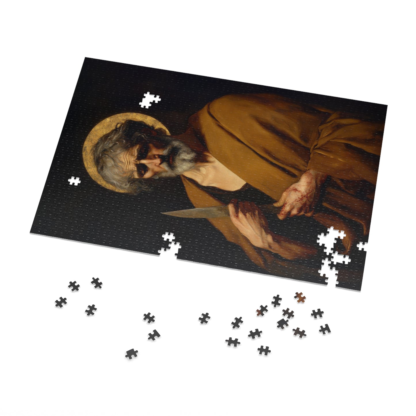 Saint Bartholomew the Apostle - Puzzle and Keepsake Tin - Religious (30, 110, 252, 500,1000) - Religious Puzzle - Gifts for Catholics