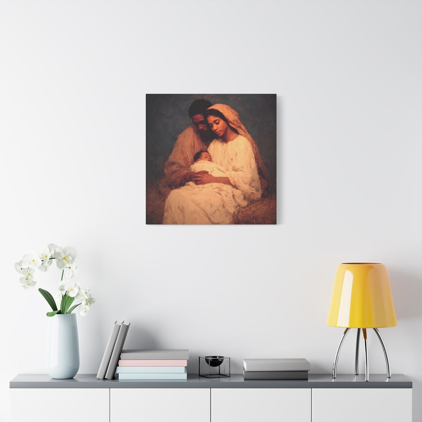 Love Made Visible in the Holy Family - Gallery Wrapped Canvas - Print - Religious Art for your Home - Catholic