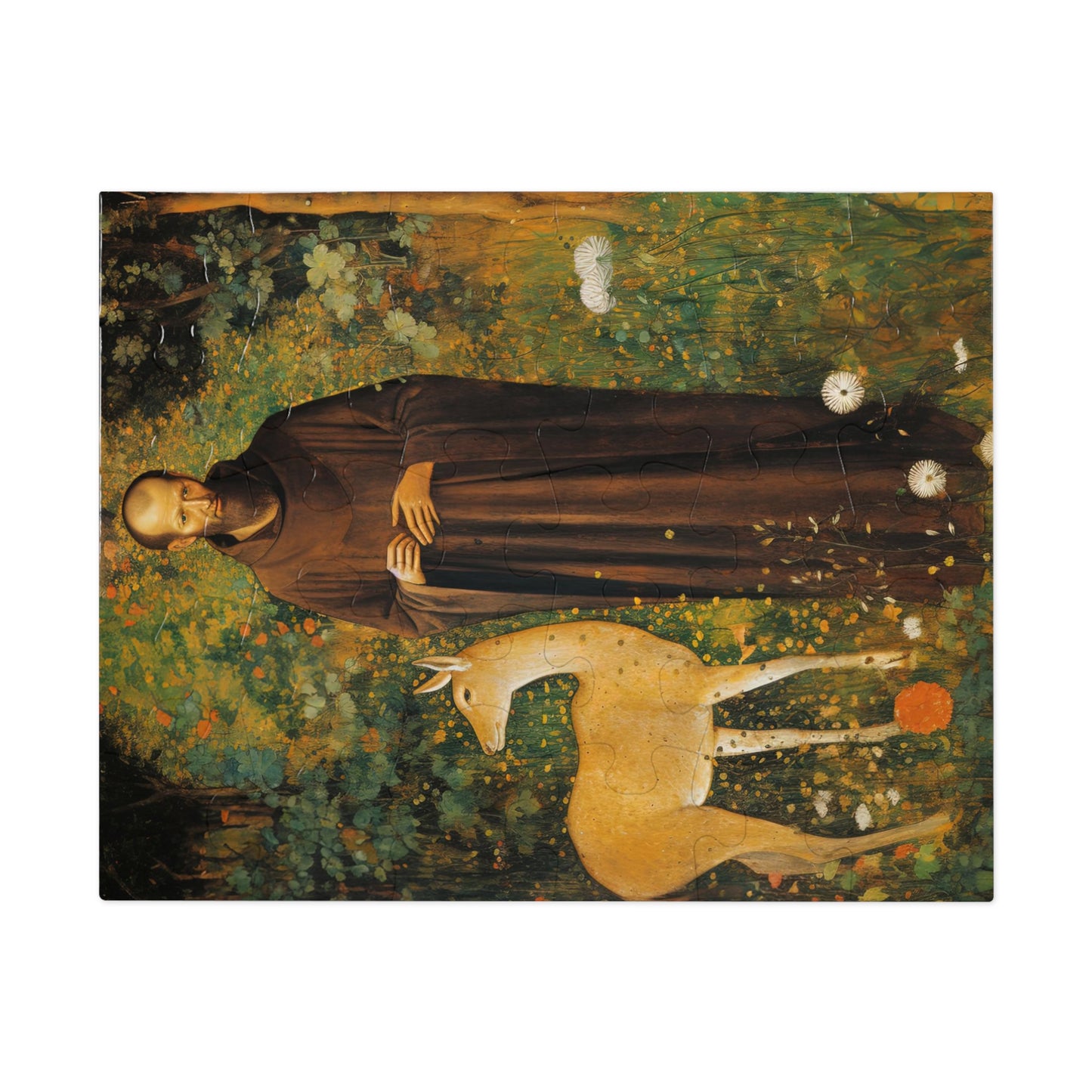 Saint Giles - Puzzle and Keepsake Tin - Religious Jigsaw Puzzle (30, 110, 252, 500,1000-Piece) - Religious Puzzle