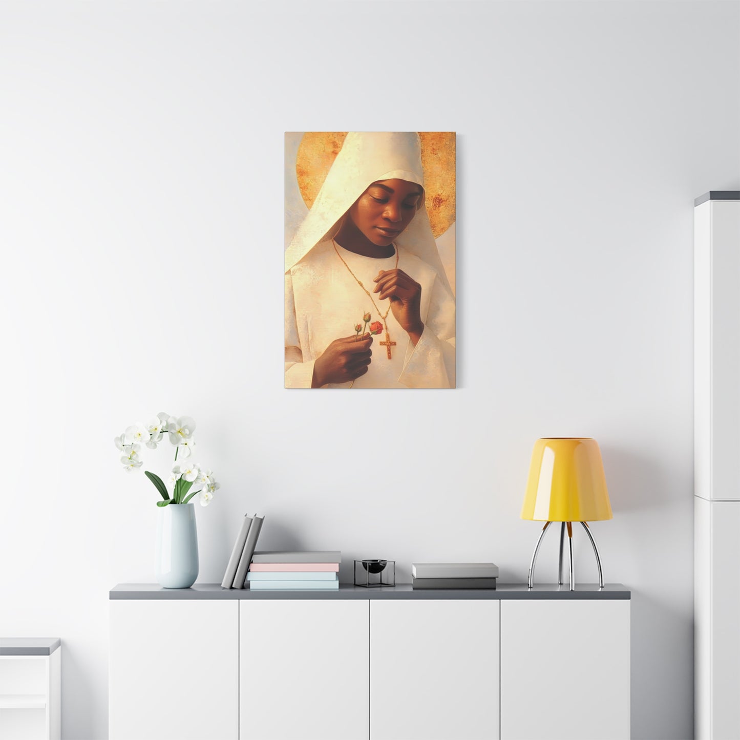 Blessed Marie-Clementine Anuarite Nengapeta - Gallery Wrapped Canvas - Print - Religious Art for your Home - Catholic art print