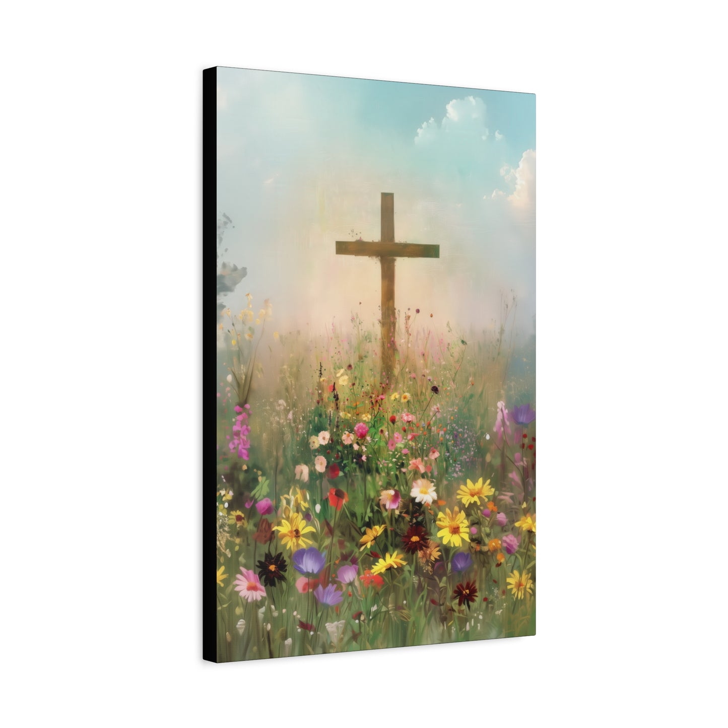 The Cross That Called the Earth to Life - Gallery Wrapped Canvas - Print - Religious Art for your Home - Catholic