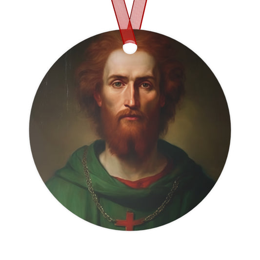Saint Alexius of Rome Ornament - Religious Holiday Christmas Ornament and Keepsake - Double sided Keepsake Religious Ornament
