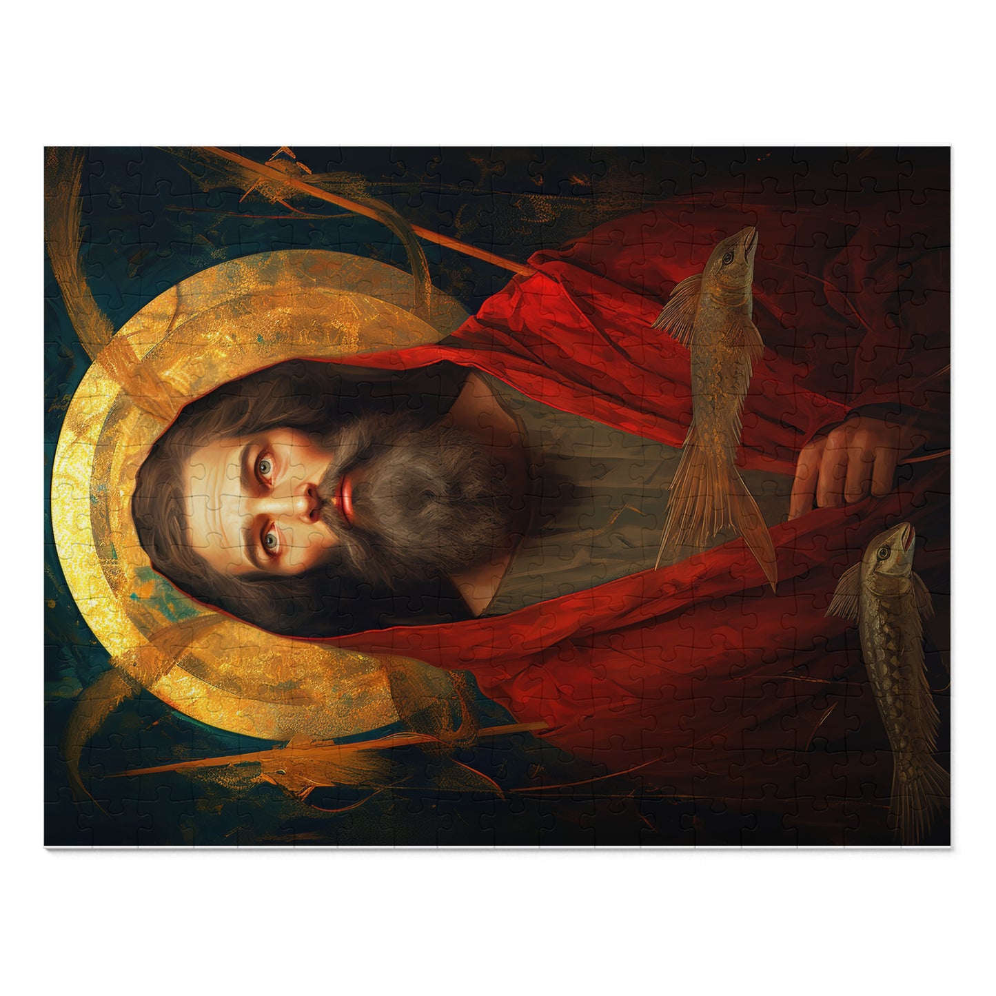 Saint Andrew - Puzzle and Keepsake Tin - Religious Jigsaw Puzzle (30, 110, 252, 500,1000-Piece) - Religious Puzzle