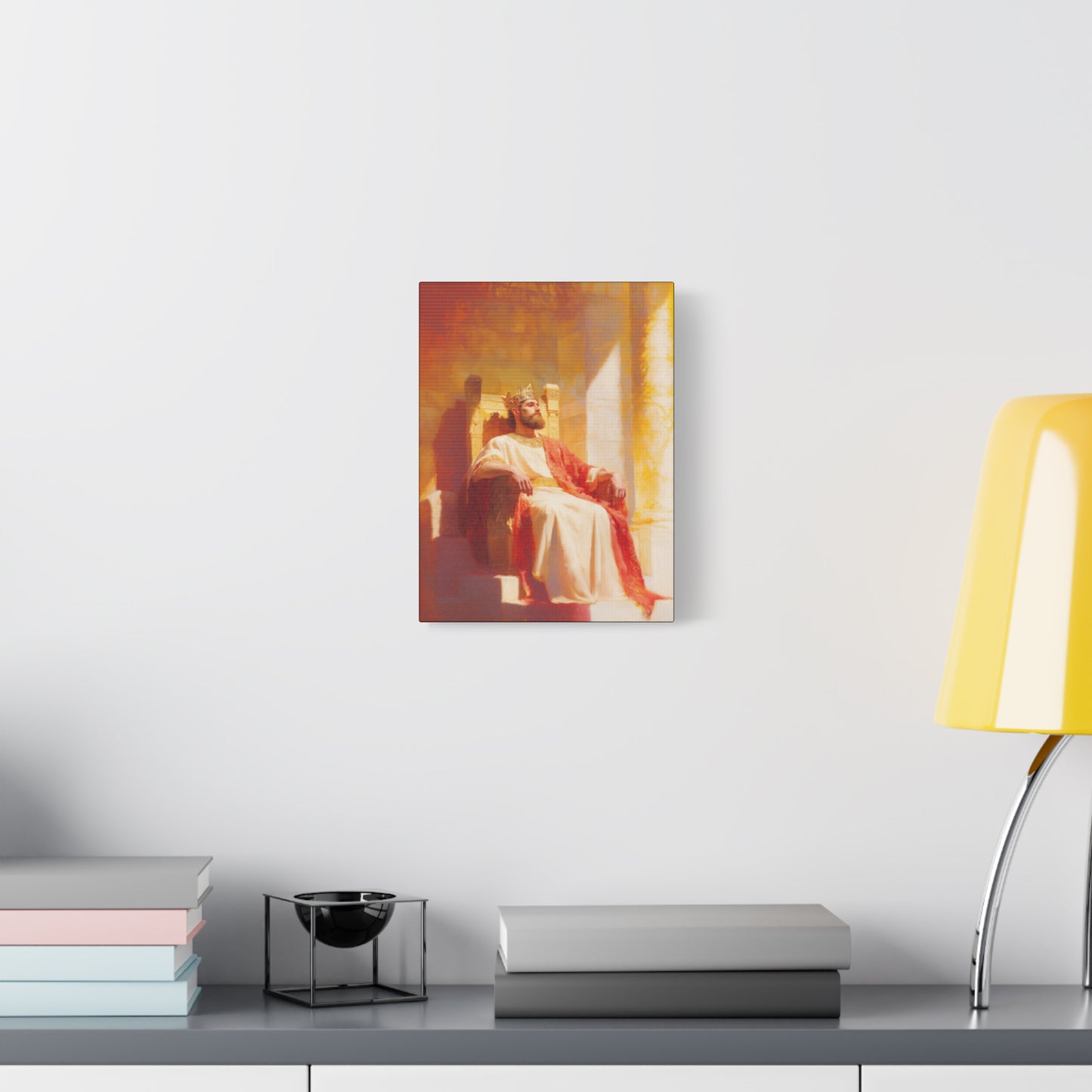 King Solomon: Keeper of God's Understanding - Gallery Wrapped Canvas - Print - Religious Art for your Home - Catholic Art