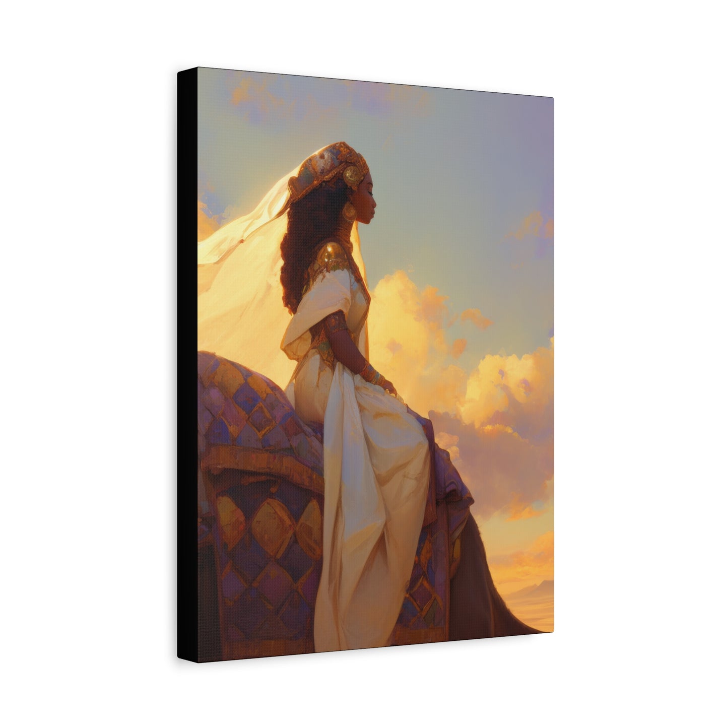 Queen of Sheba - Gallery Wrapped Canvas - Print - Religious Art for your Home - Catholic Art