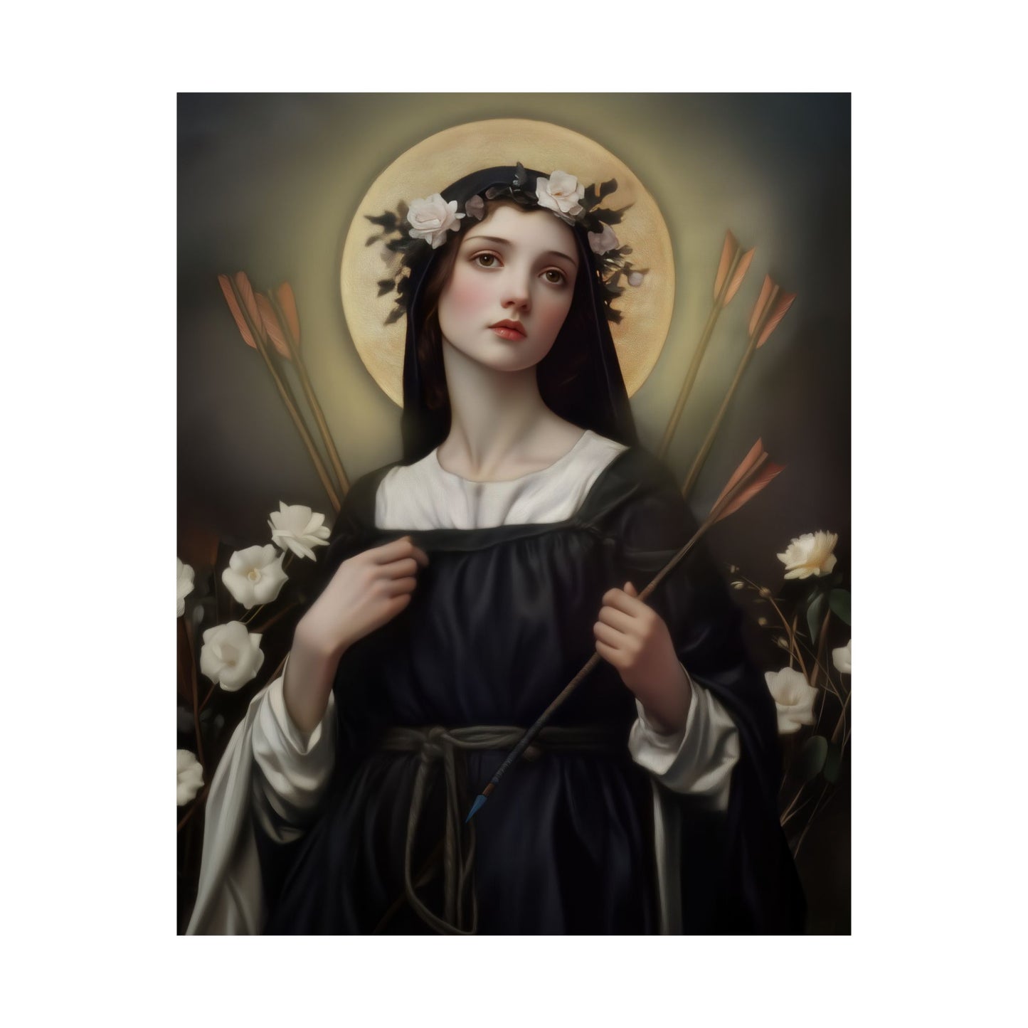 Saint Dorothy of Montau - Sanctified Souls Print - Multiple Sizes - Premium Matte Vertical Posters