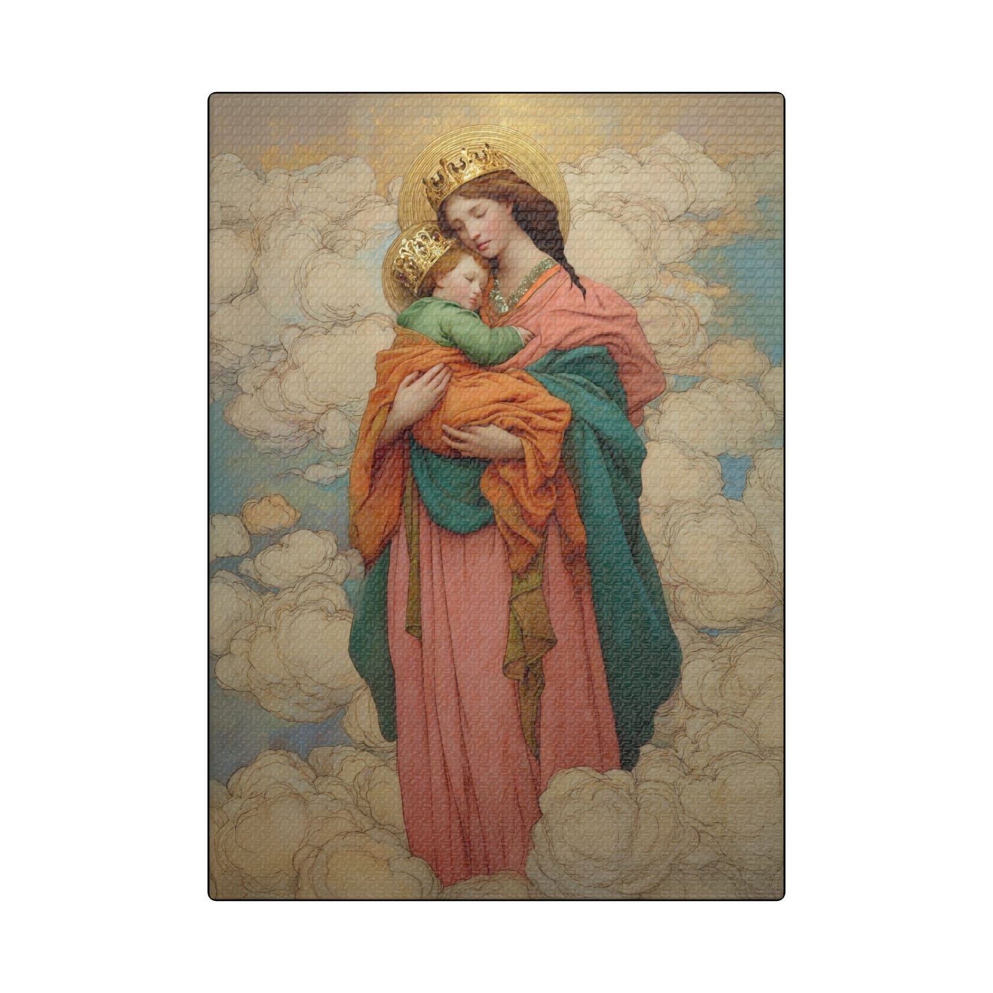 Our Lady of Perpetual Help -  Museum Wrapped Canvas Print - Multiple Sizes - Catholic Home art Matte Canvas