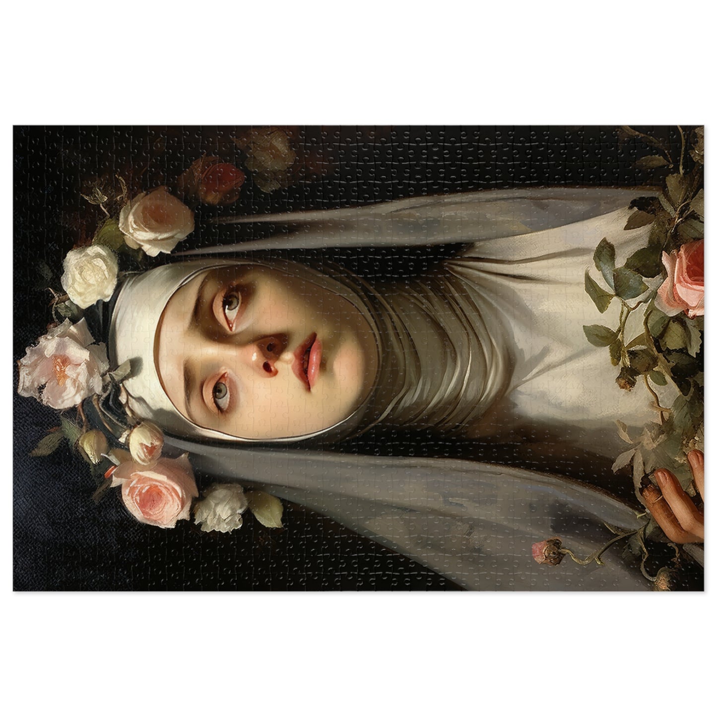 Saint Rose of Lima - Puzzle and Keepsake Tin - Religious Jigsaw Puzzle (30, 110, 252, 500,1000-Piece) - Religious Puzzle