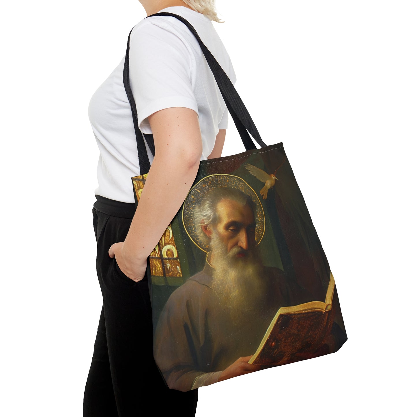 Saint Issac of Armenia Tote Bag - Large Medium Small Faith Art Bag - Catholic Faith Purse - Religious - Prayer Bag - Devotional Purse