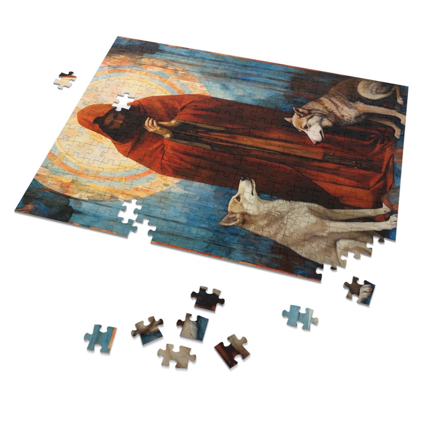 Saint Aibhe - Puzzle and Keepsake Tin - Religious Jigsaw Puzzle (30, 110, 252, 500,1000-Piece) - Religious Puzzle