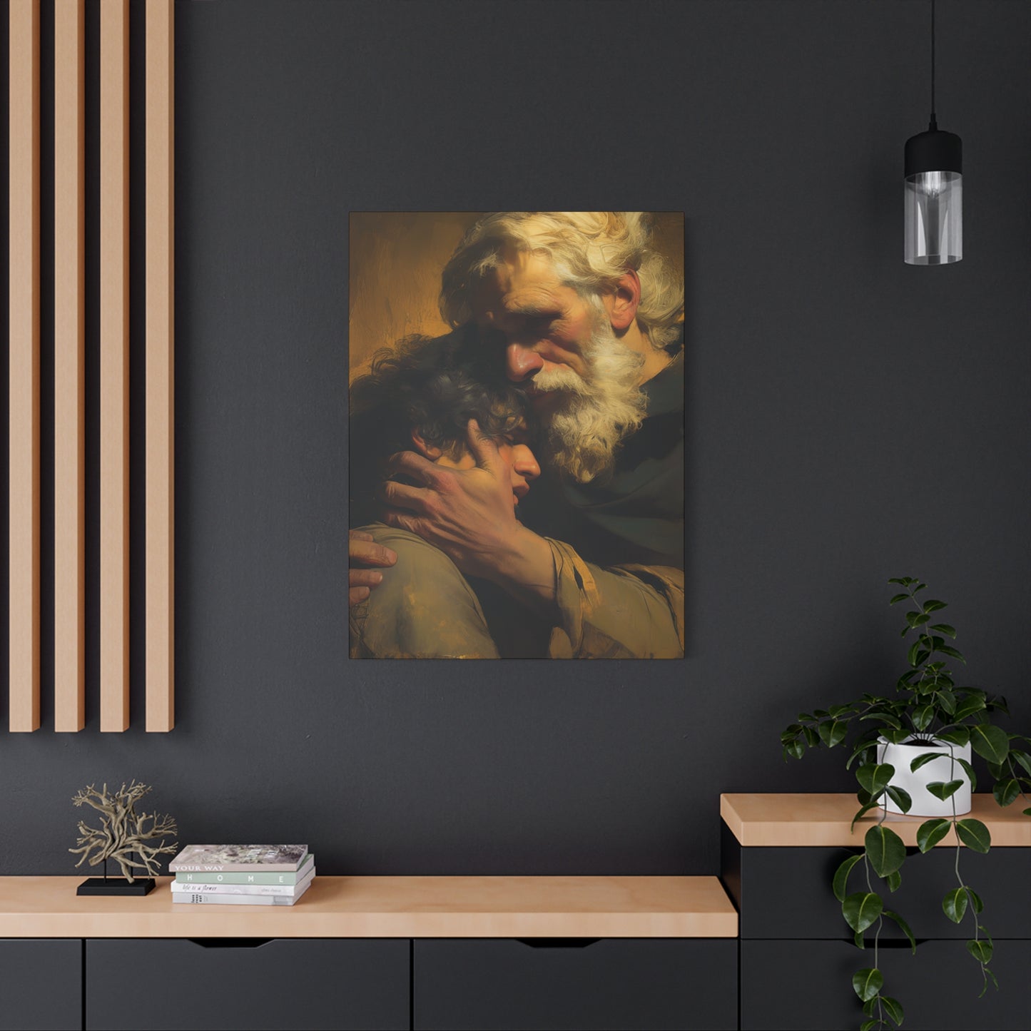 The Return of the Prodigal Son - Gallery Wrapped Canvas - Print - Religious Art for your Home - Catholic Art Print