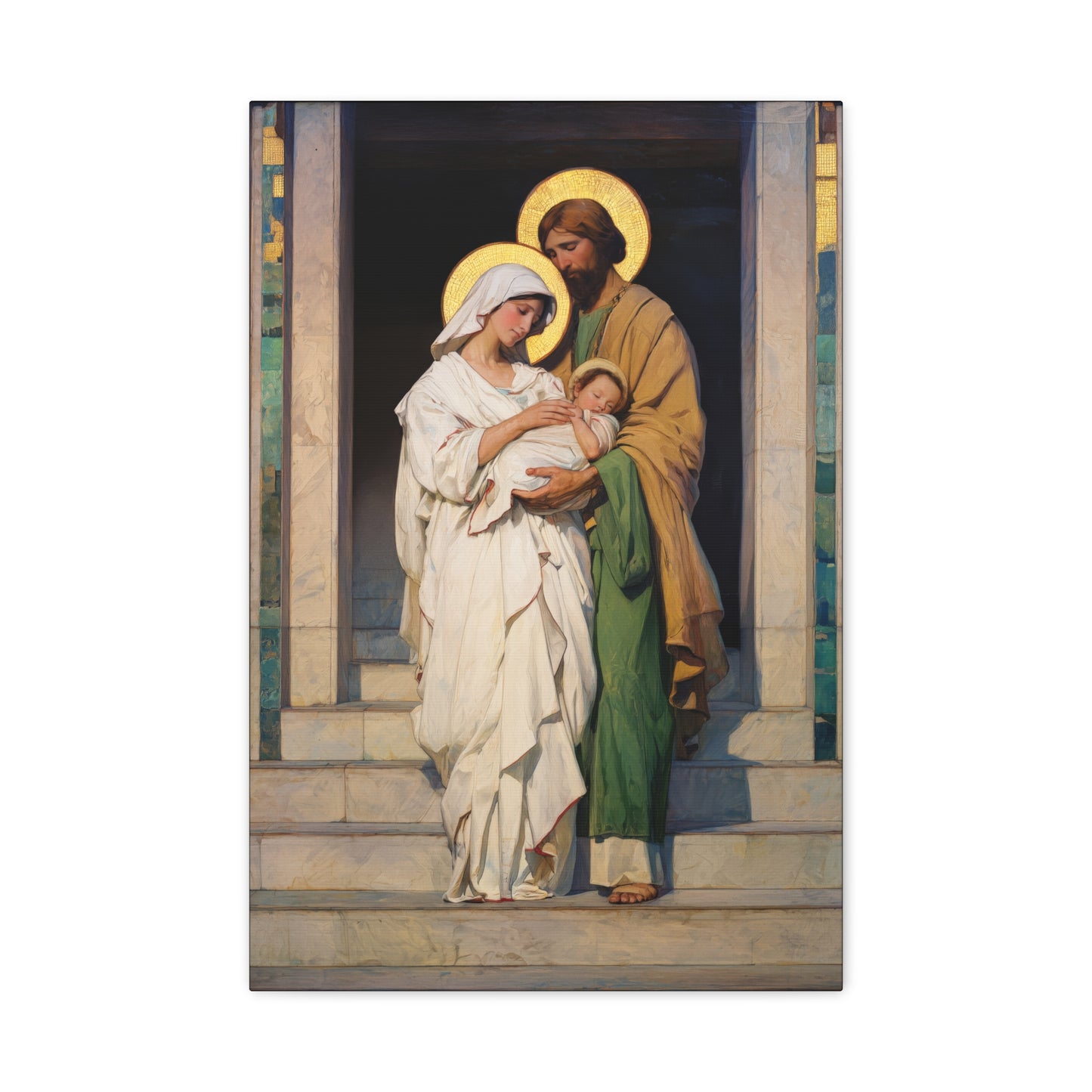 The Feast of the Presentation of the Lord - Holy Family - Gallery Wrapped Canvas - Print - Religious Art for your Home - Catholic art print - prayer room art