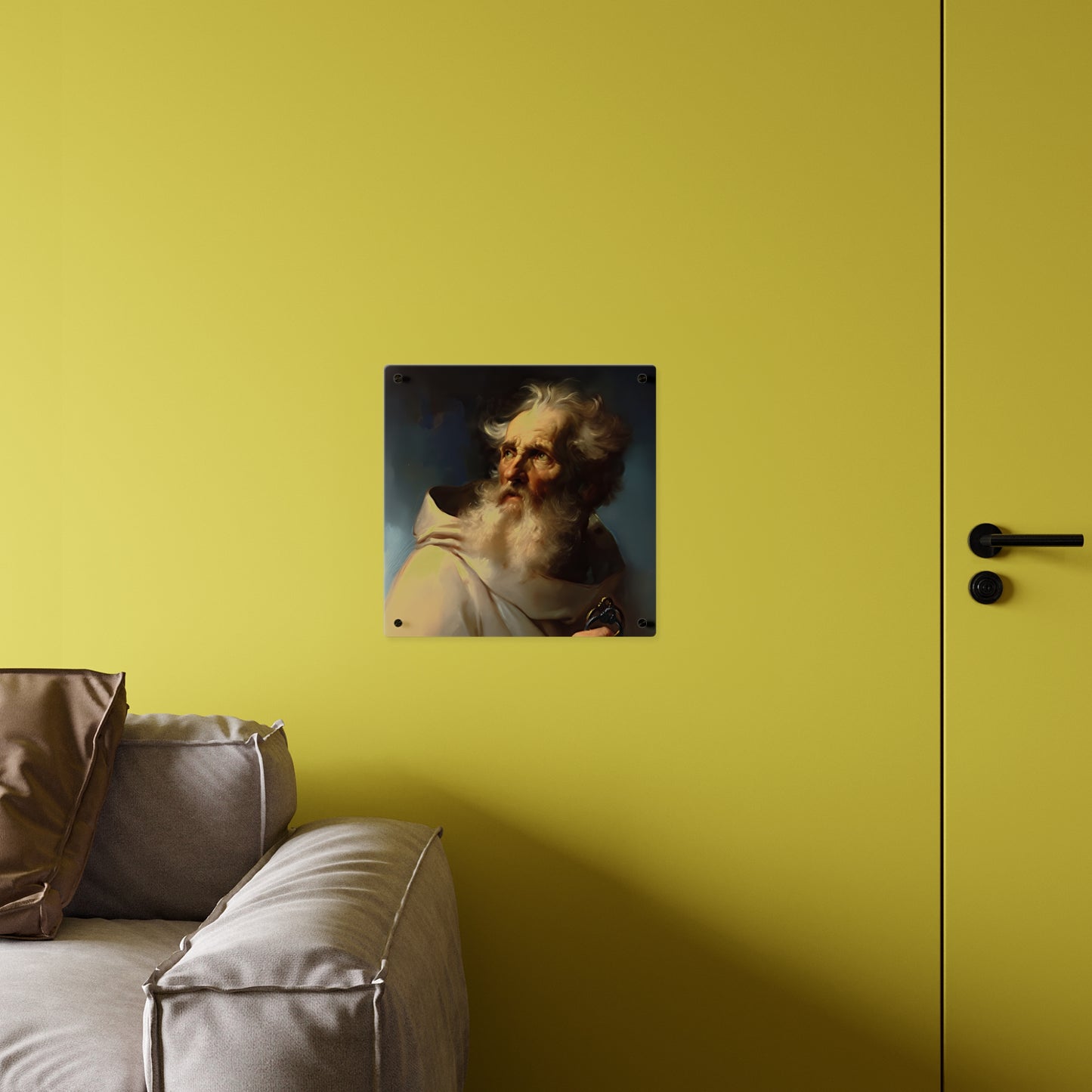 Saint Peter Acrylic Wall Art Panel - Ready to Hang Acrylic Print - Catholic Apostle Art - Patron saint Art