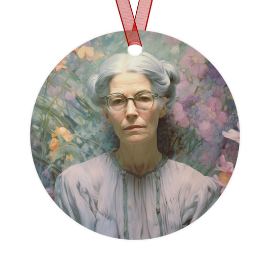 Servant of God Dorothy Day Metal Ornament - Religious Holiday Christmas Keepsake - Religious Catholic Tree Ornament - Holiday Art Piece