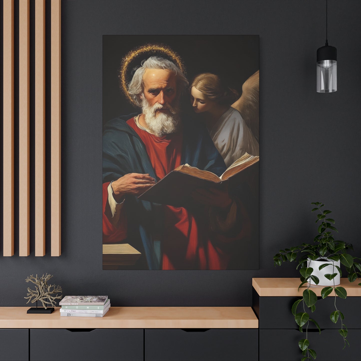 Saint Matthew the Apostle - Gallery Wrapped Canvas - Print - Religious Art for your Home - Catholic