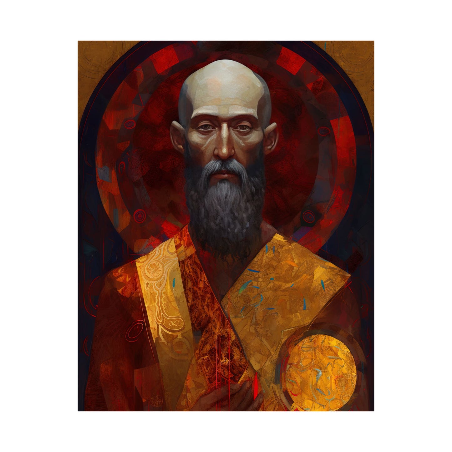 Saint Bartholomew the Apostle - Sanctified Souls Print - Multiple Sizes - Premium Matte Vertical Posters