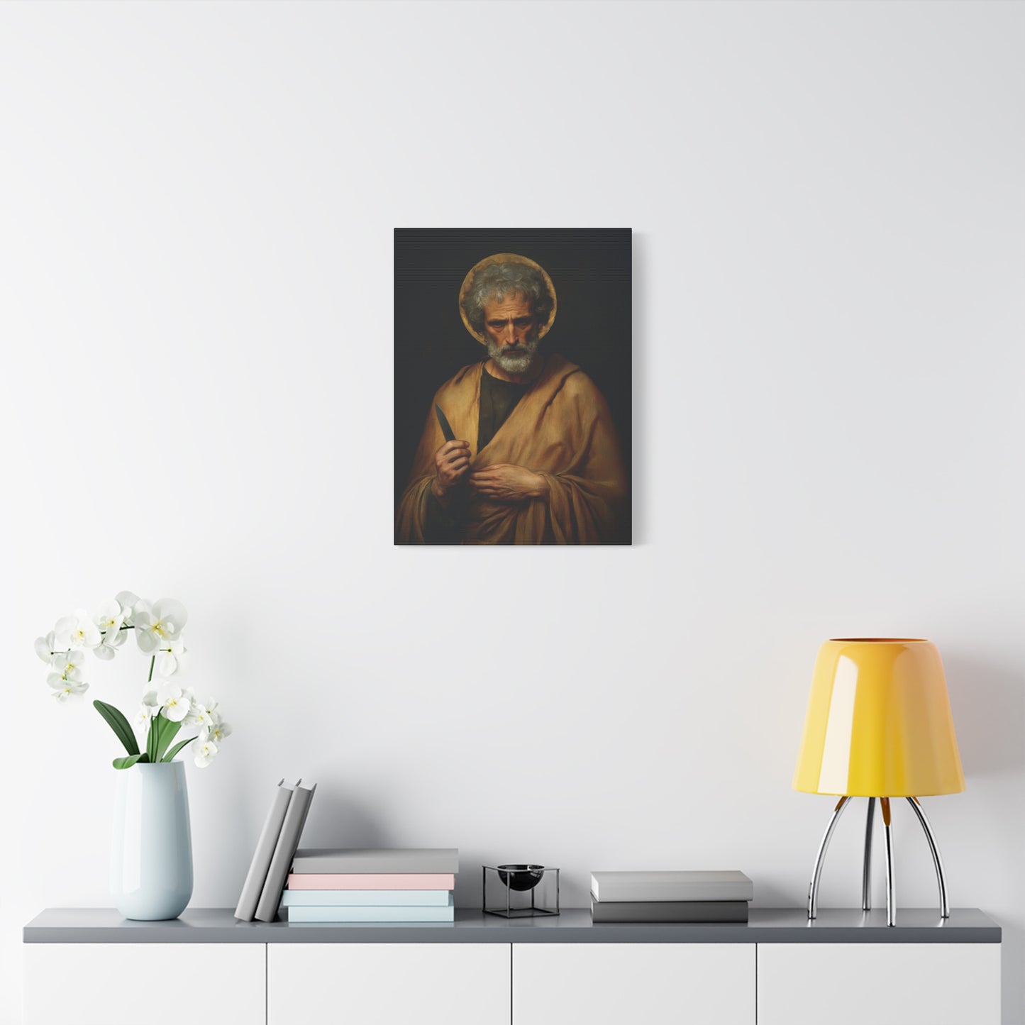Saint Bartholomew the Apostle  - Gallery Wrapped Canvas - Print - Religious Art for your Home - Catholic
