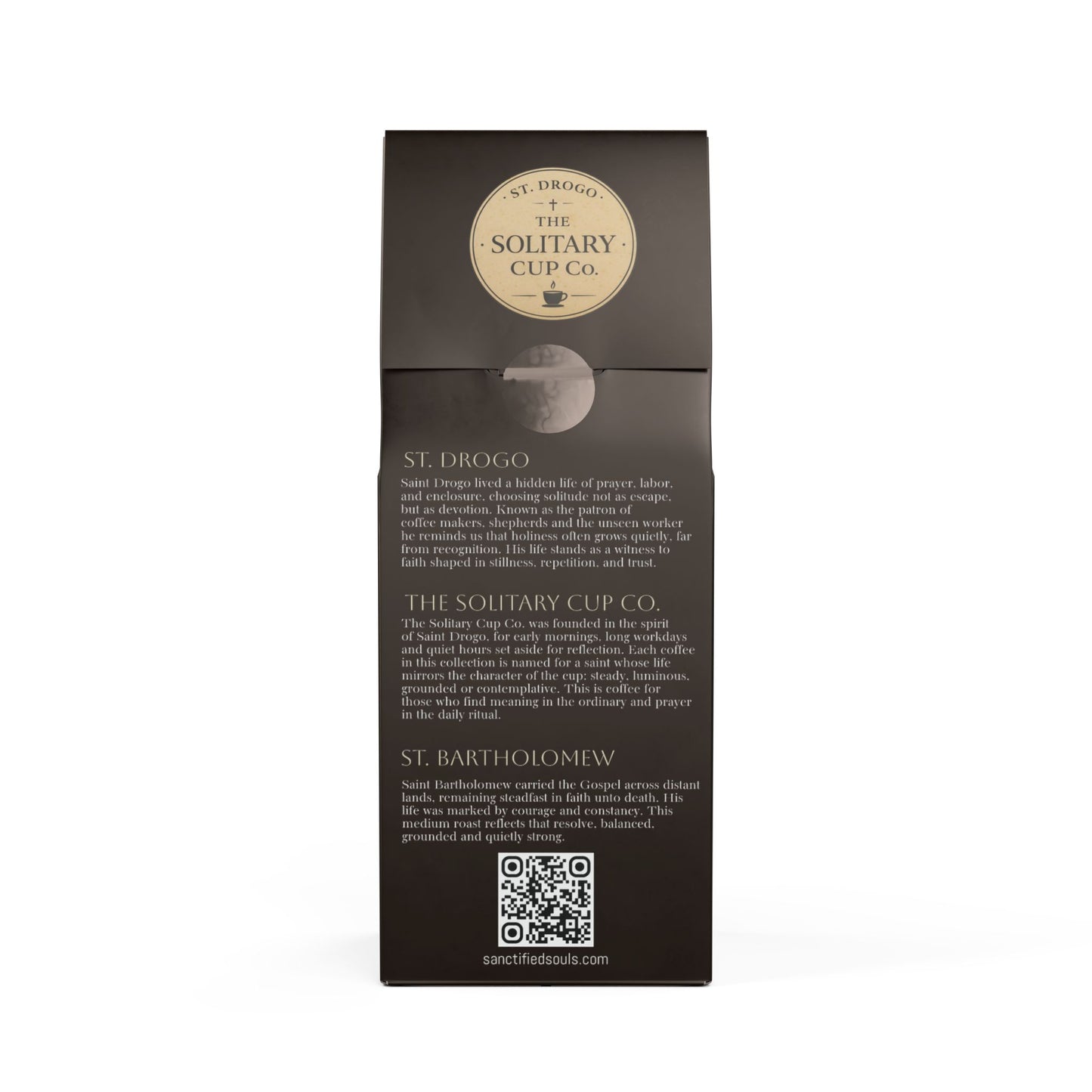St. Bartholomew - Mission Cup (Medium Roast) - St. Drogo - The Solitary Cup Co. - Artisan Catholic Saint Inspired Coffee - 12 oz.