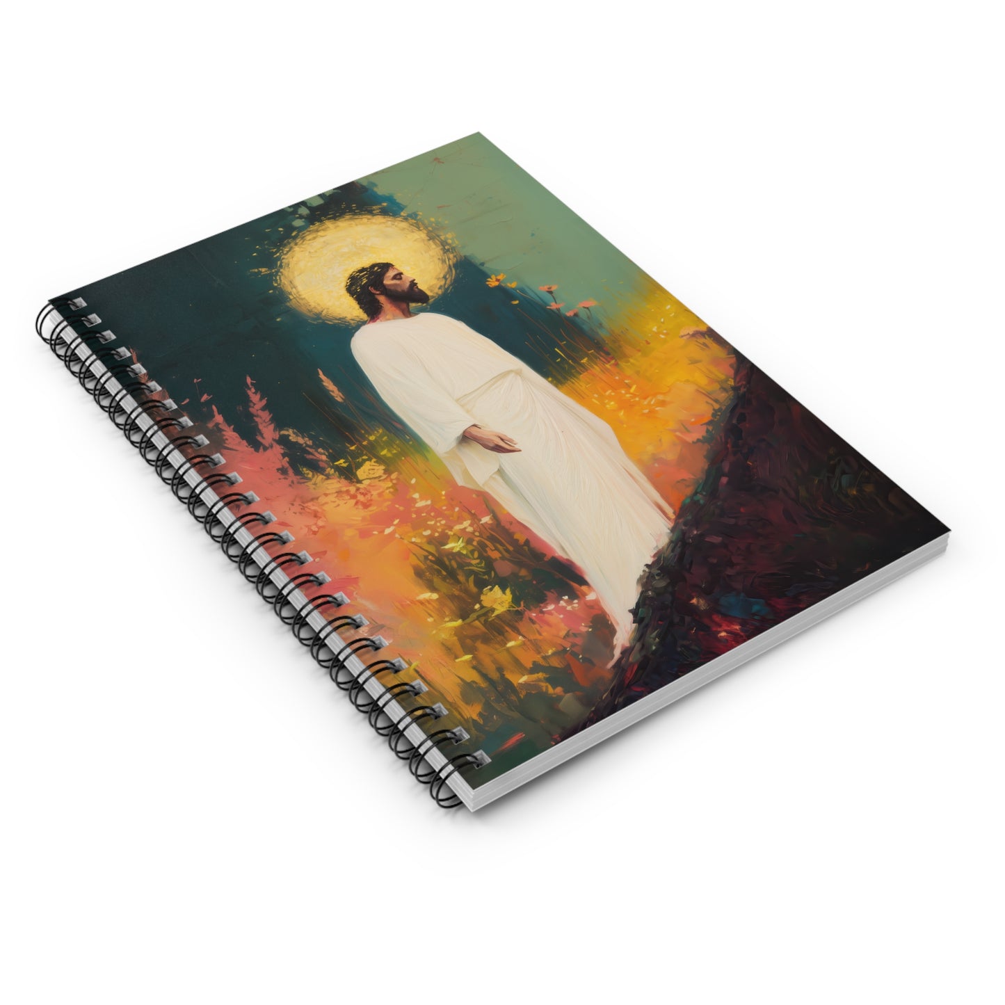Christus Resurrexit (Christ Is Risen) - Sanctified Souls Art - Religious Based Notebook - Spiral Notebook - Ruled Line