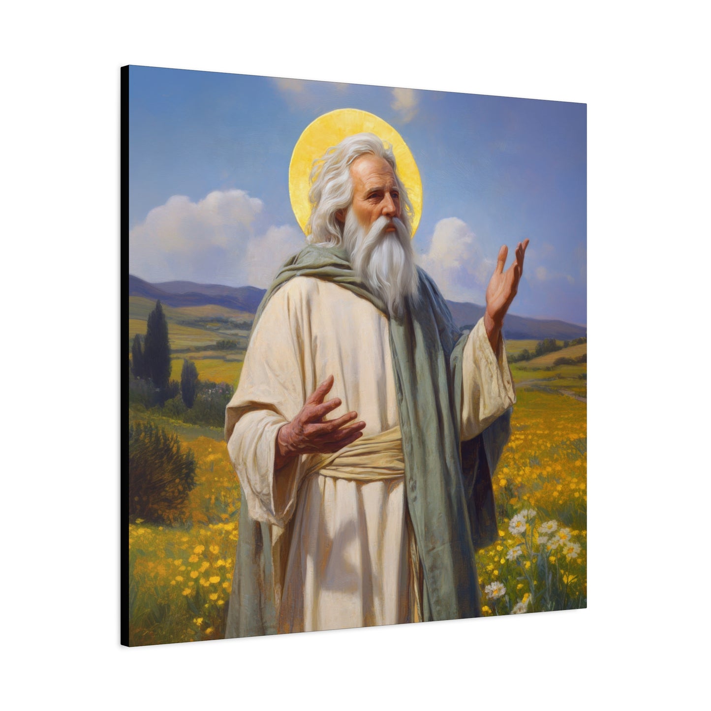 Saint Hilary of Arles - Gallery Wrapped Canvas - Print - Religious Art for your Home - Catholic Art Print
