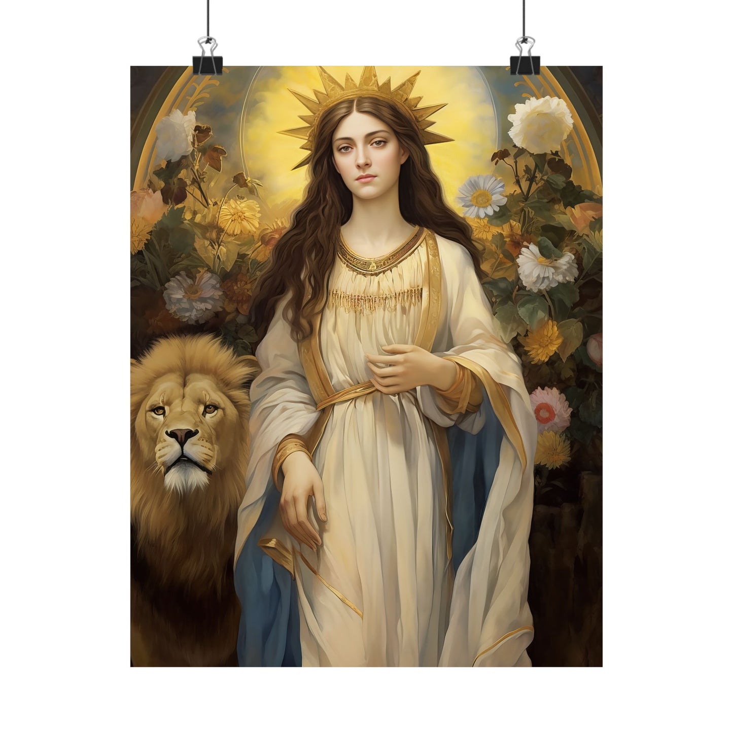 Saint Thecla - Sanctified Souls Print - Multiple Sizes - Premium Matte Vertical Posters