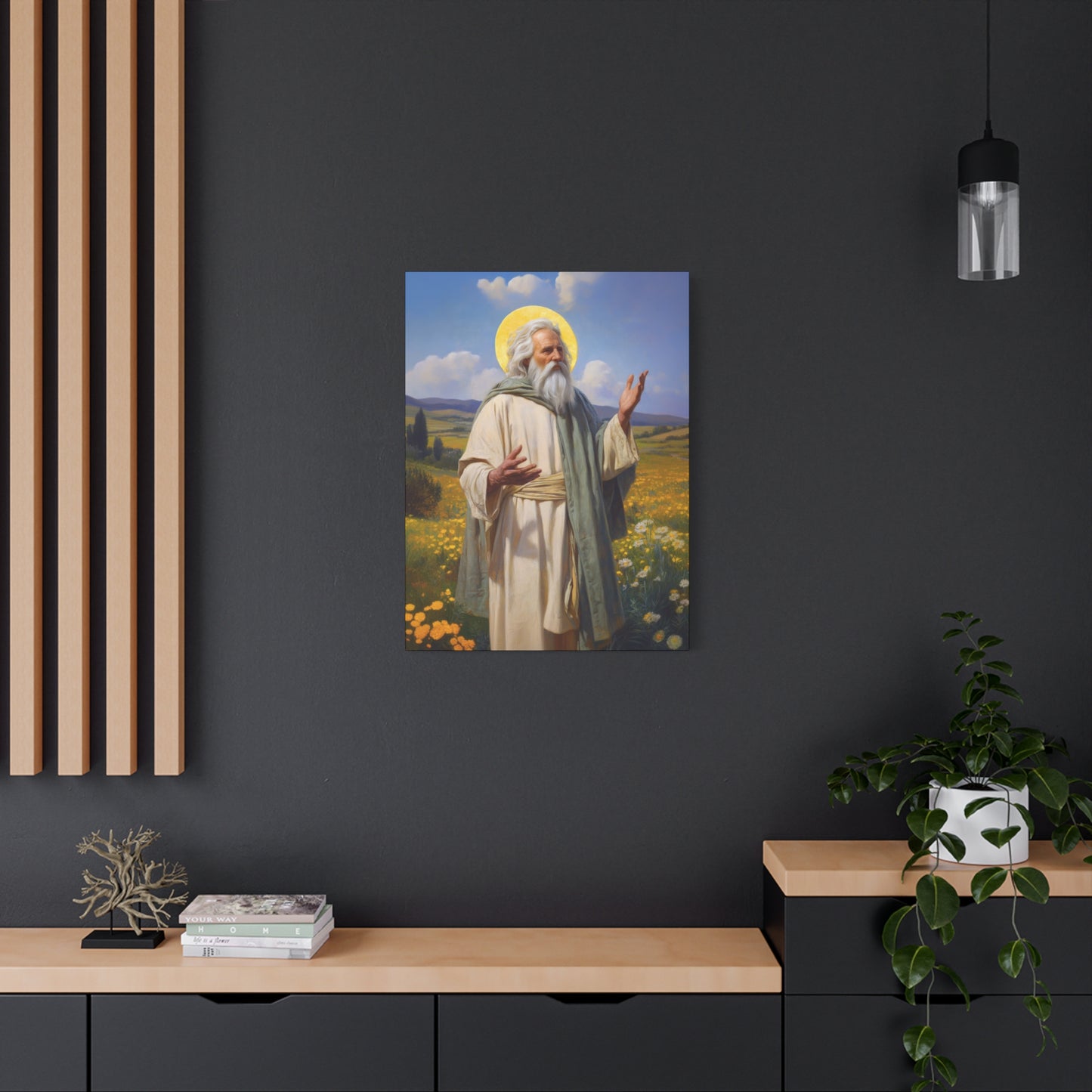 Saint Hilary of Arles - Gallery Wrapped Canvas - Print - Religious Art for your Home - Catholic Art Print