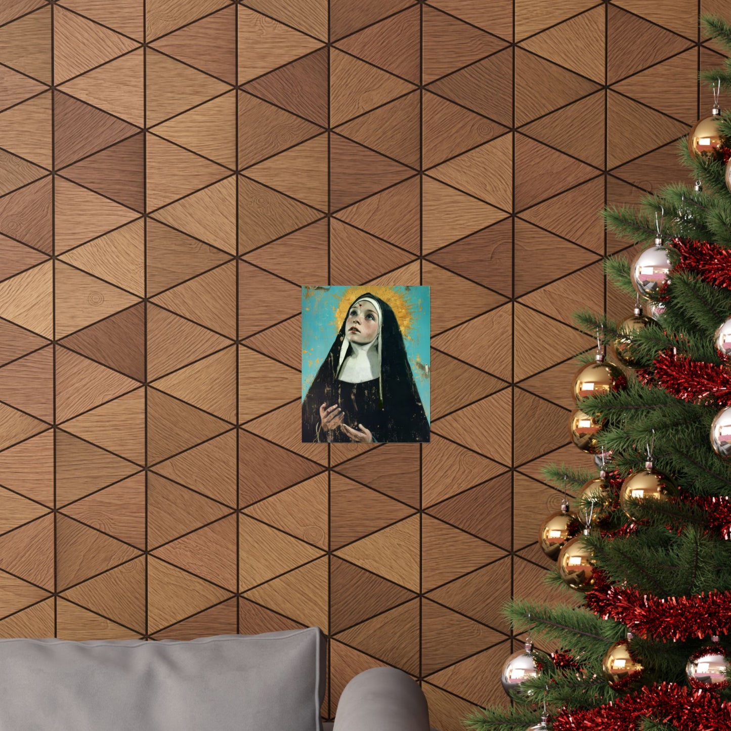 Saint Rita of Cascia - Sanctified Souls Print - Multiple Sizes - Premium Matte Vertical Posters