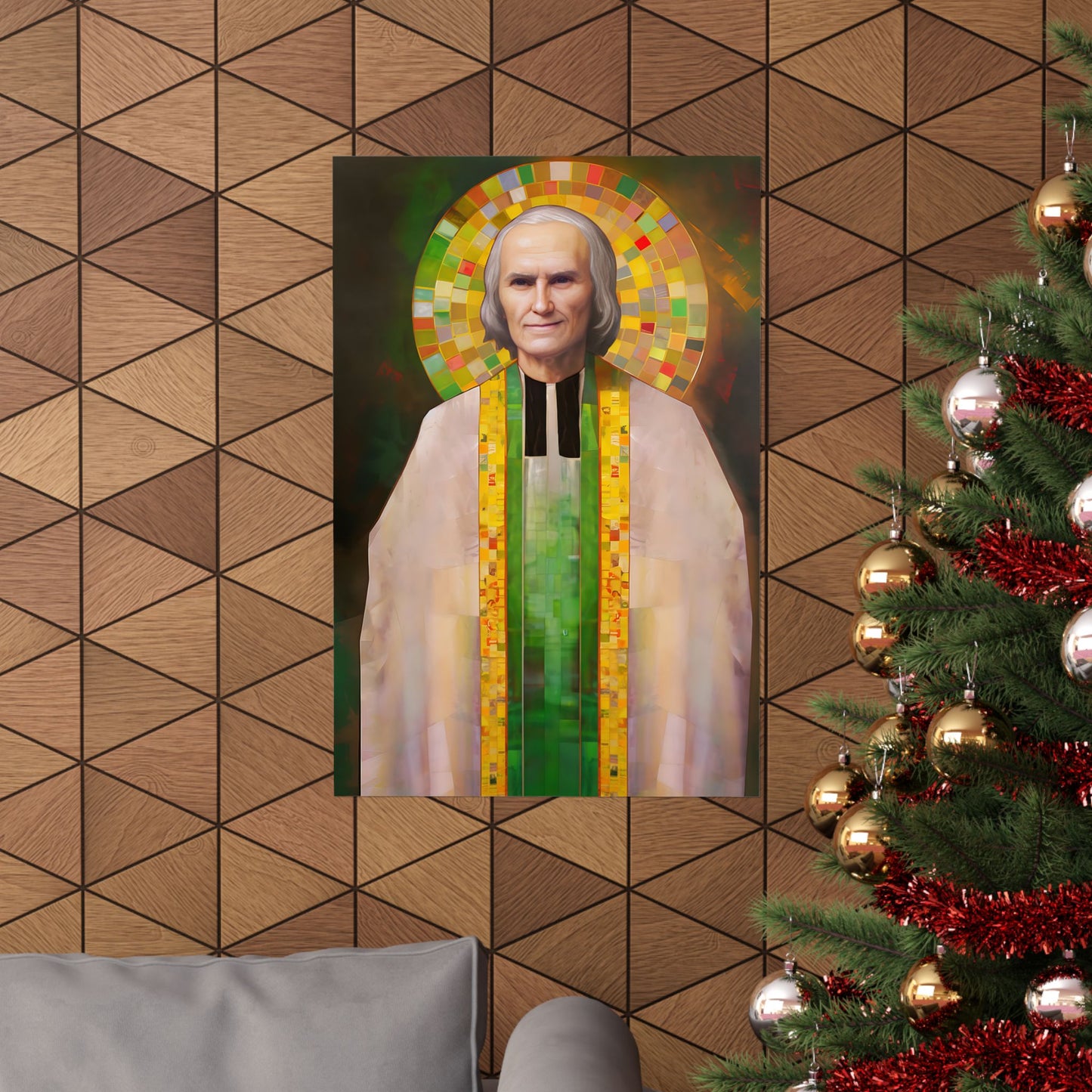 Saint John Vianney - Sanctified Souls Print - Multiple Sizes - Premium Matte Vertical Posters - Catholic Art - Religious Poster