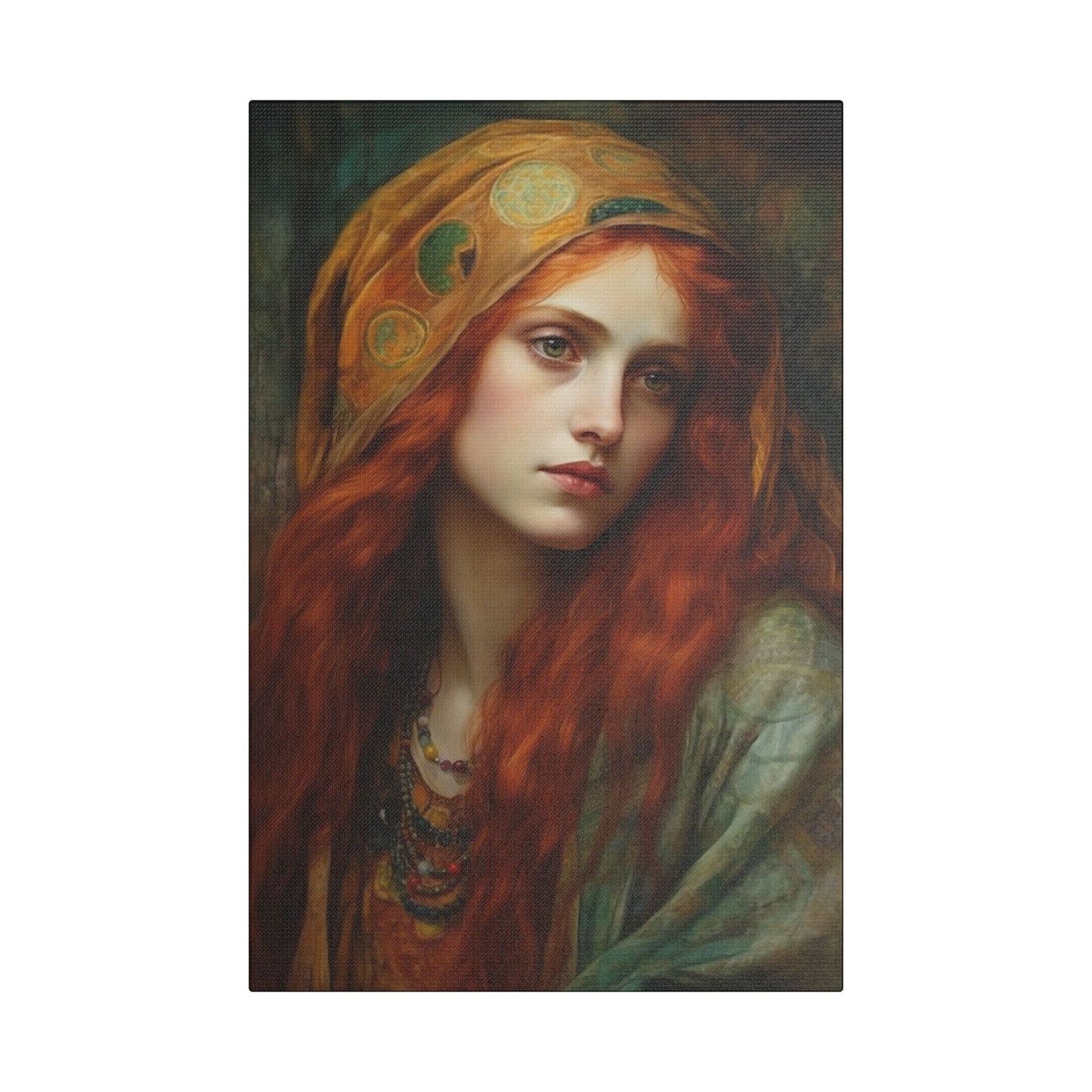Mary Magdalene's Inner Peace Canvas Print - Multiple Sizes - Museum Wrapped - Mary Magdalene Portrait Art