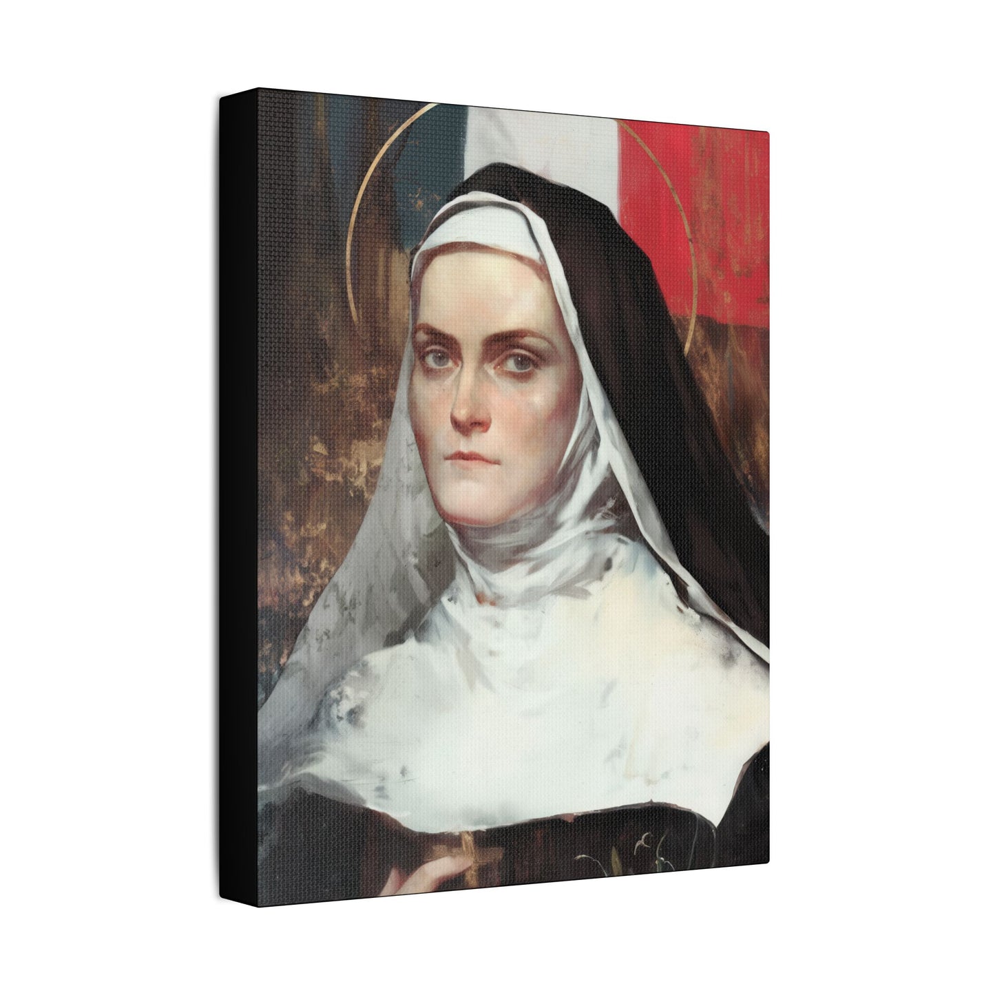 Saint Jeanne-Antide Thouret - Museum Wrapped Canvas - Print - Religious Art for your Home - Christian print - Prayer Room Art - Catholic