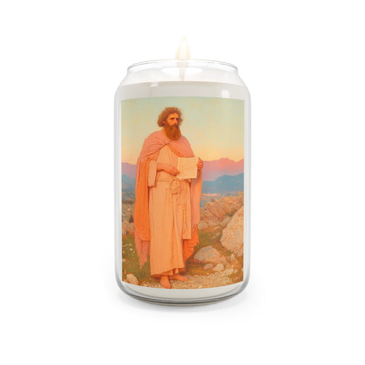 Obadiah - Keeper of the Lord's Warning and Mercy - Scented Prayer Candle, 13.75oz - Tall Size - Religious Prayer Candle